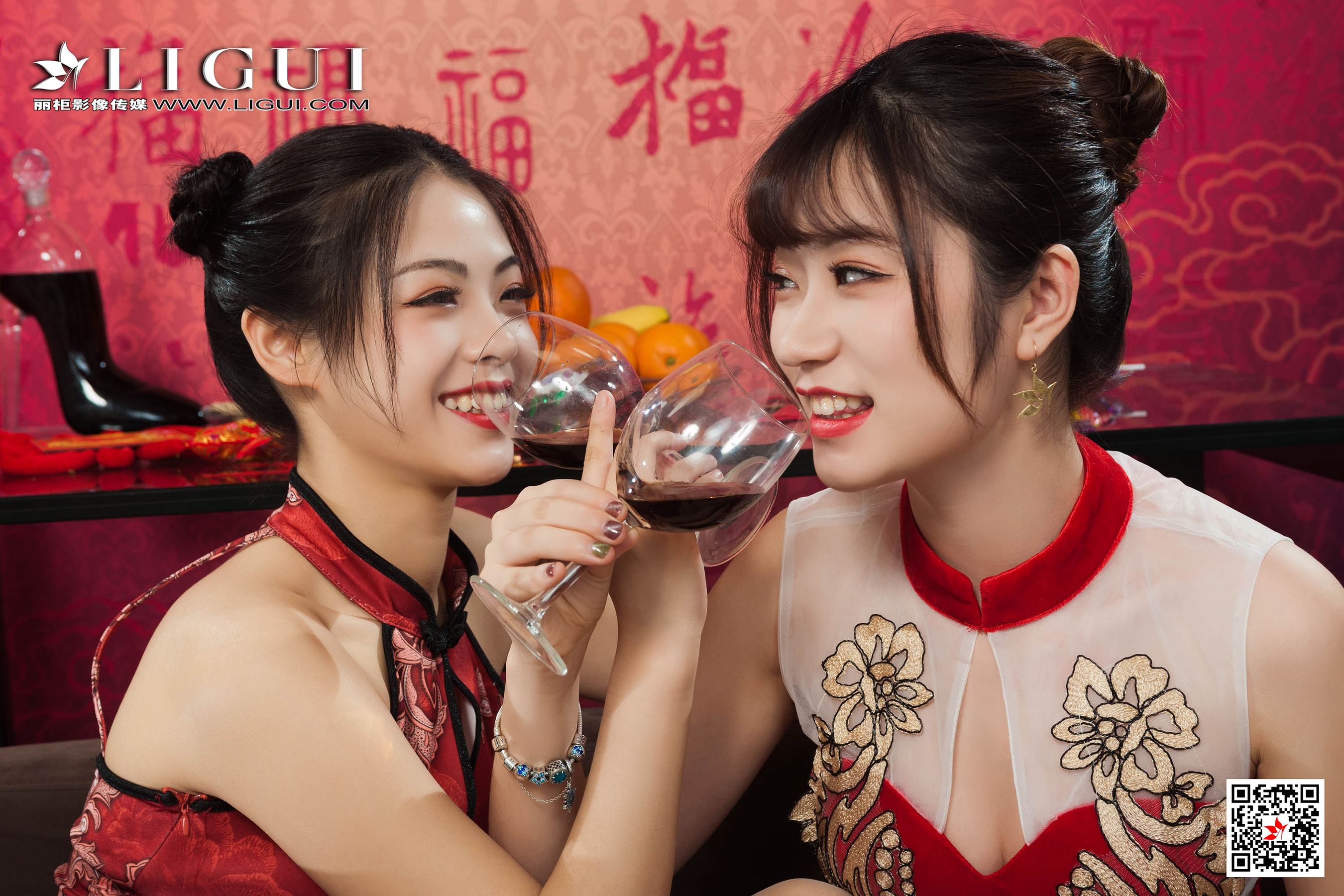 [丽柜Ligui] 网络丽人 Model 潘潘&安娜