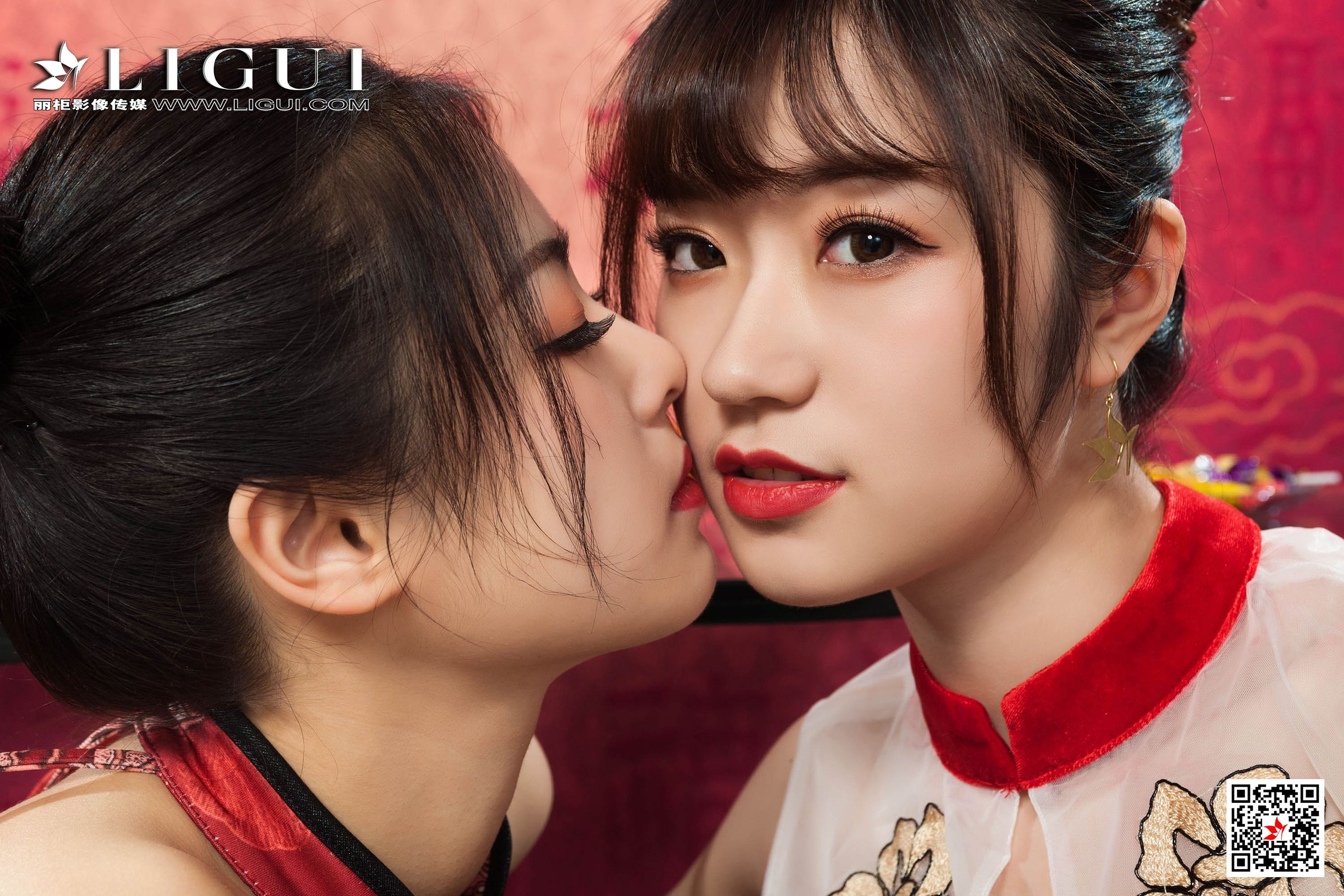 [丽柜Ligui] 网络丽人 Model 潘潘&安娜