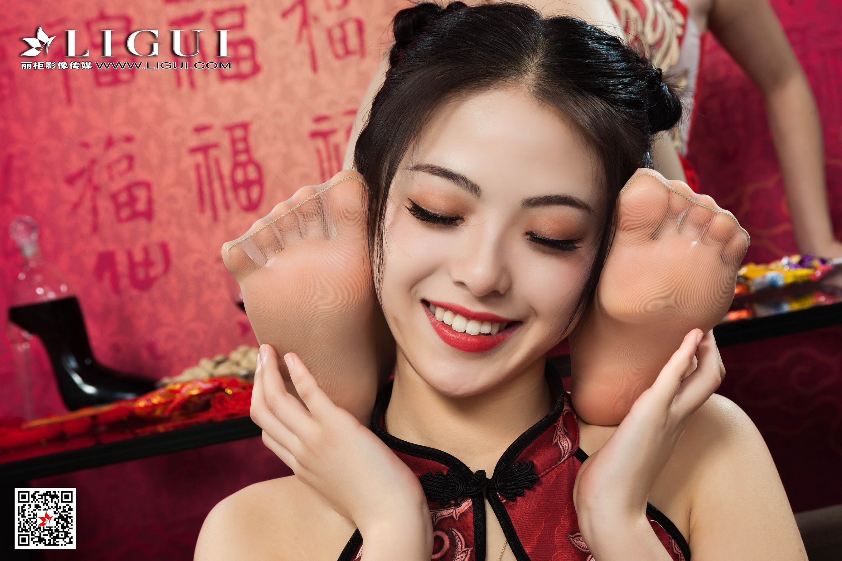 [丽柜Ligui] 网络丽人 Model 潘潘&安娜