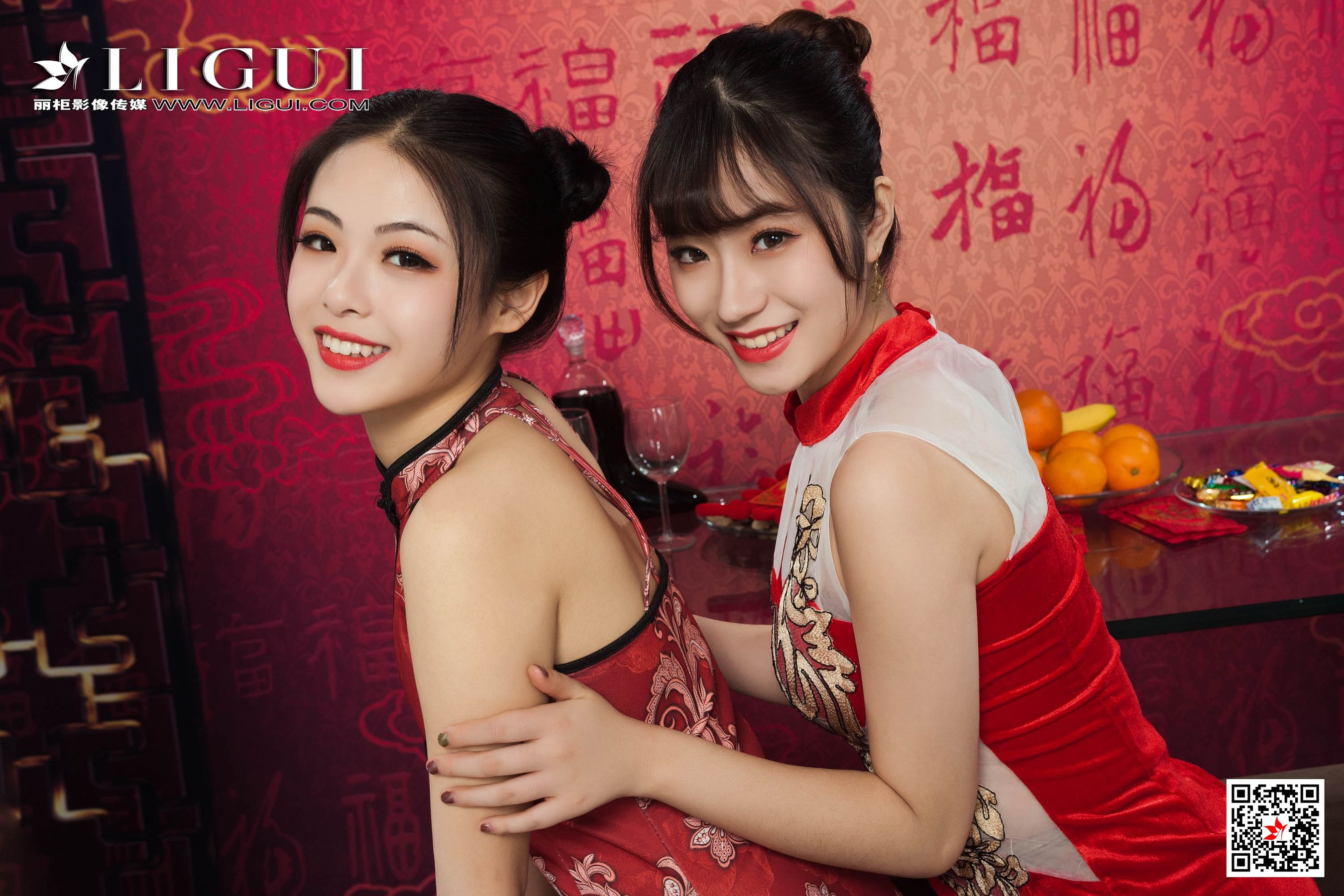 [丽柜Ligui] 网络丽人 Model 潘潘&安娜