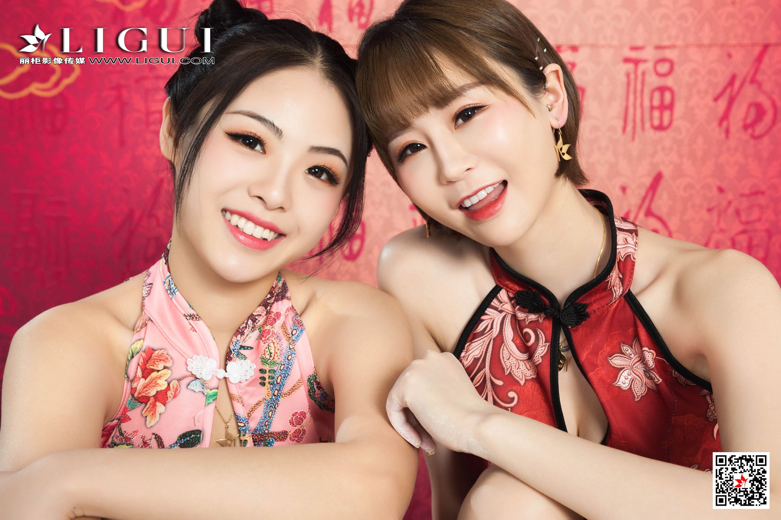 [丽柜Ligui] 网络丽人 Model 潘潘&洋洋