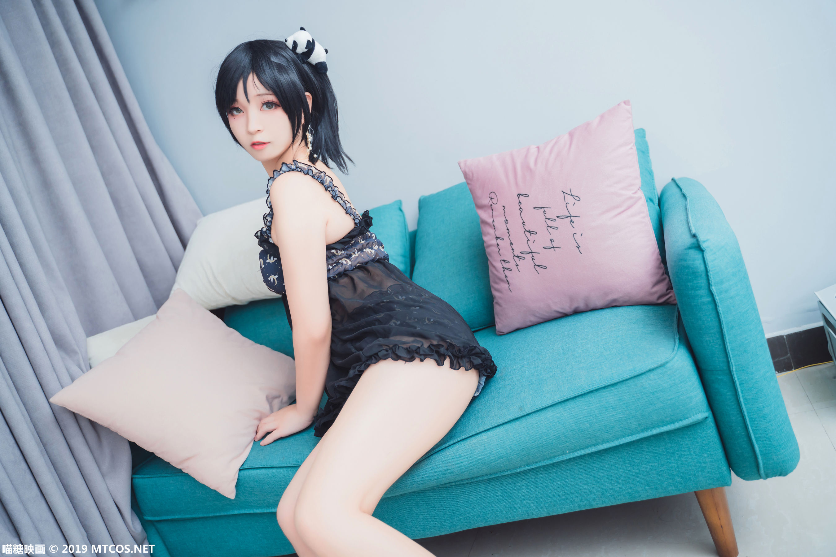 [喵糖映画] VOL.063 樱井momo - 蕾丝吊带