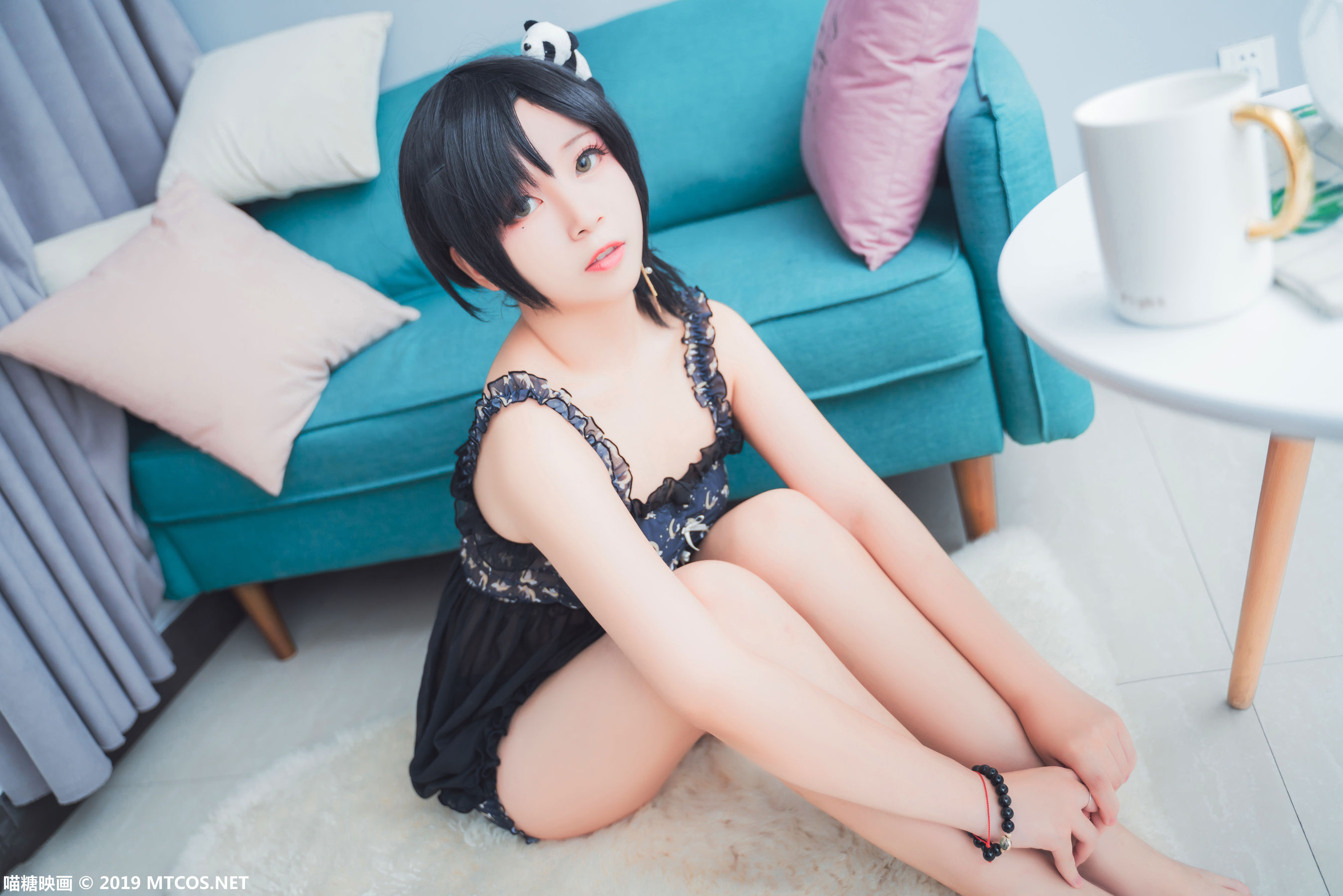 [喵糖映画] VOL.063 樱井momo - 蕾丝吊带