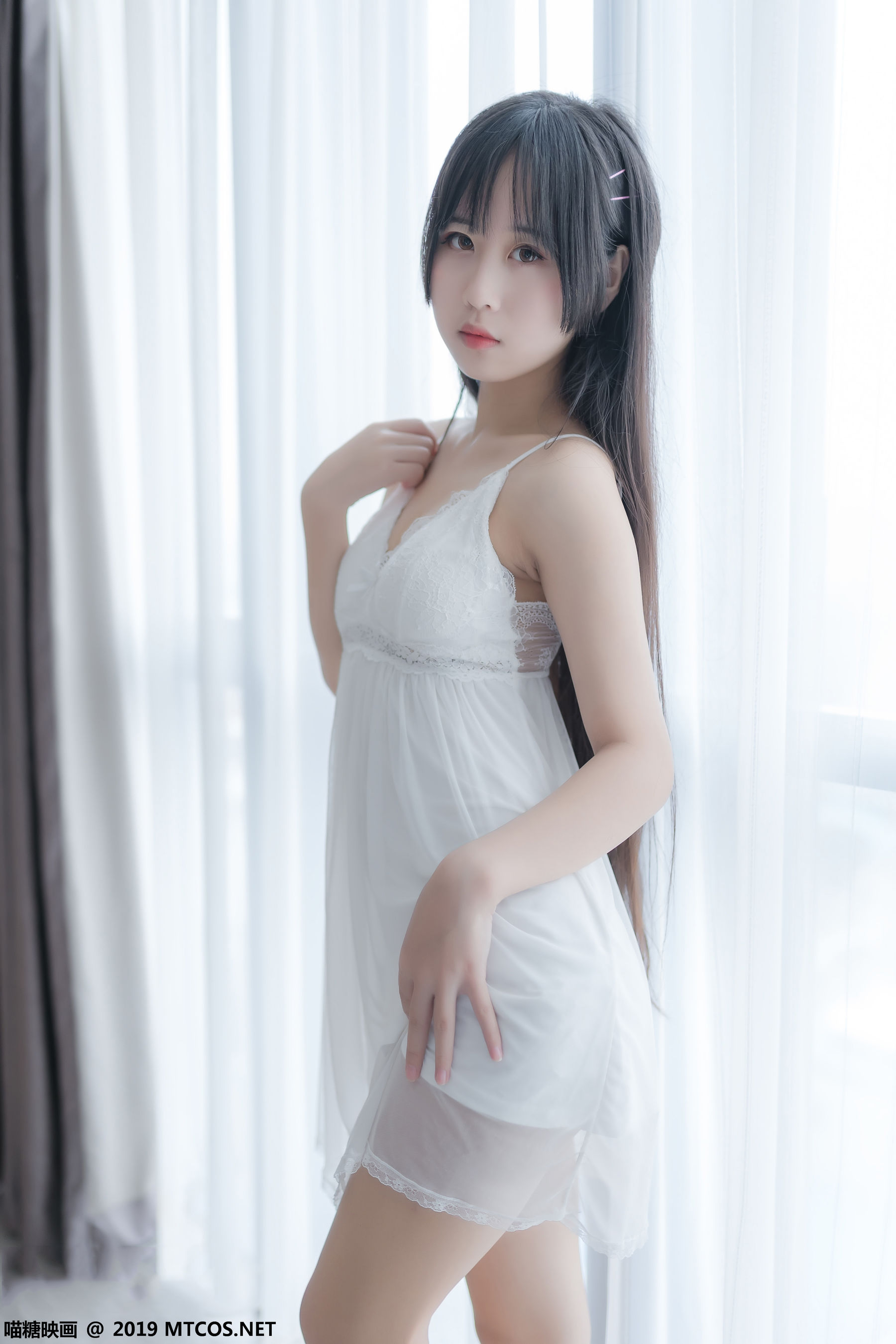 [喵糖映画] VOL.069 萌芽儿o0 - 白纱裙