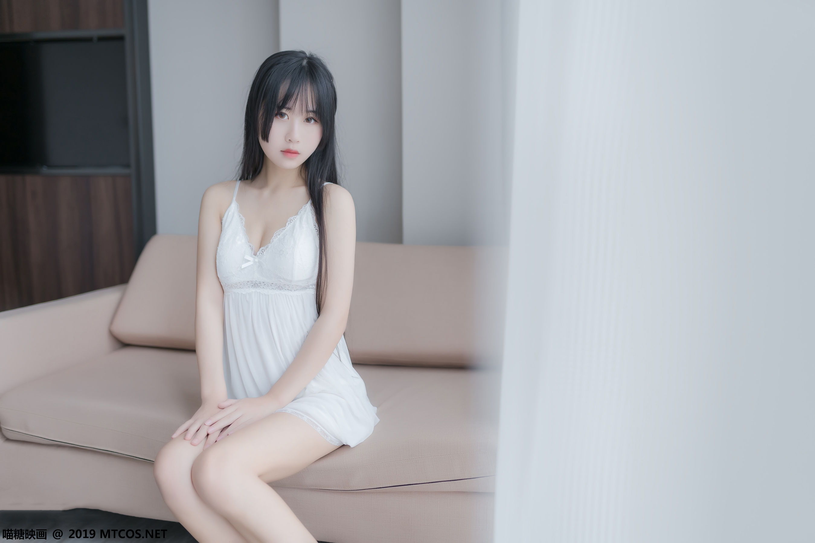 [喵糖映画] VOL.069 萌芽儿o0 - 白纱裙