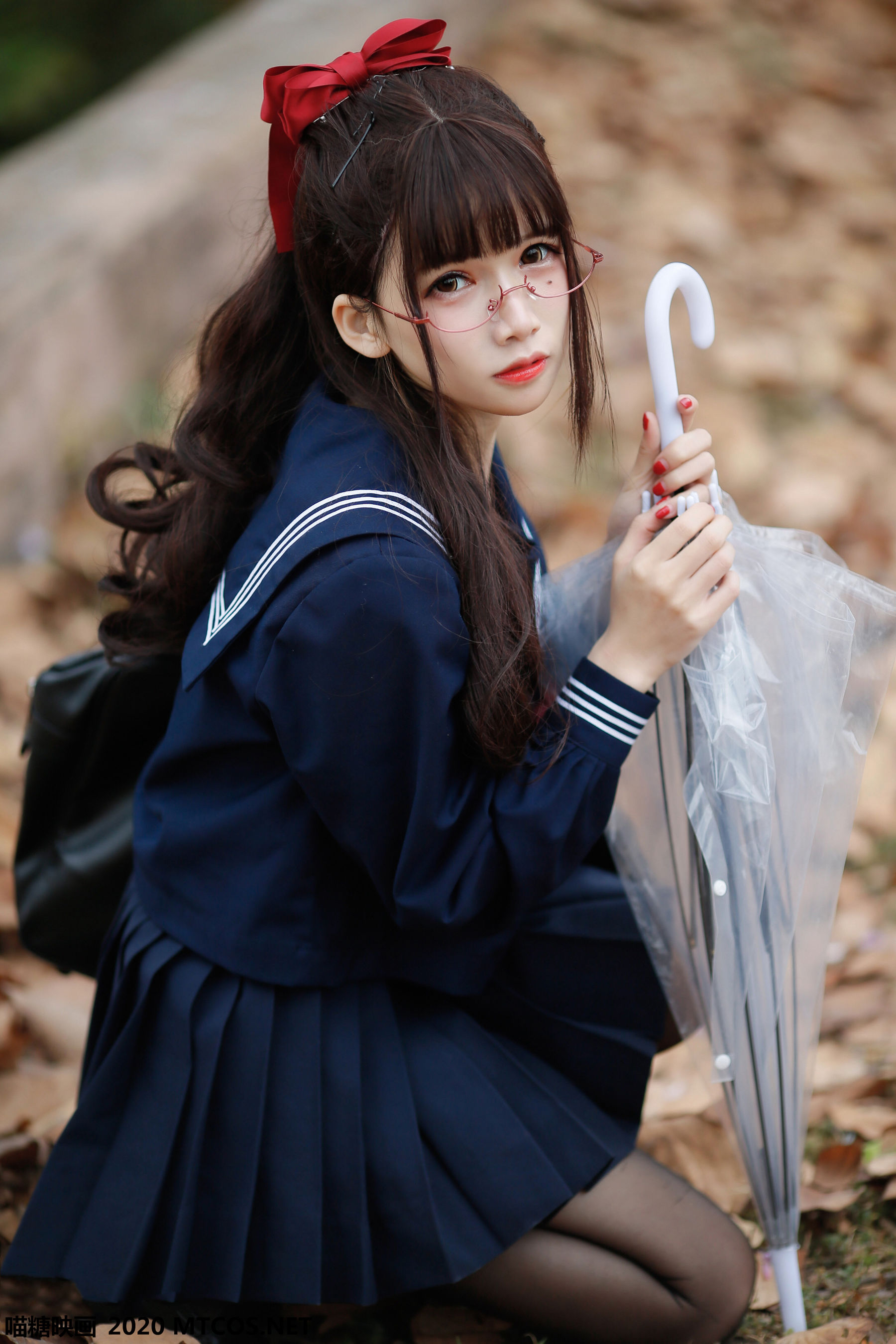 [喵糖映画] VOL.098 渡边爻爻爻子 JK制服少女