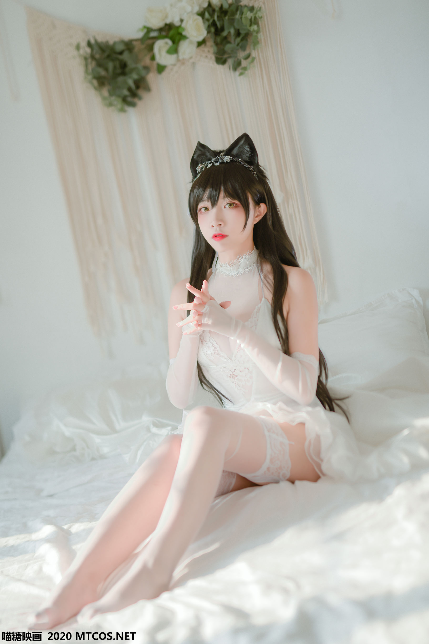 [喵糖映画] VOL.100 二佐Nisa 婚纱爱宕