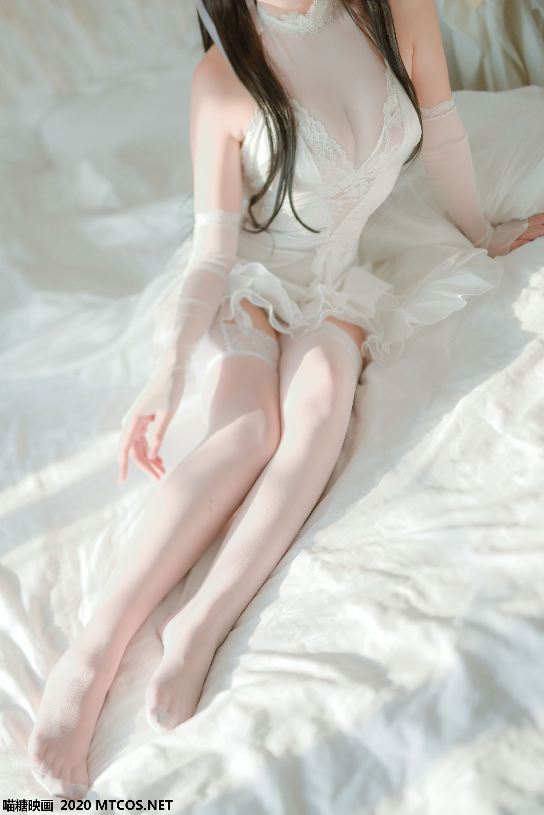 [喵糖映画] VOL.100 二佐Nisa 婚纱爱宕