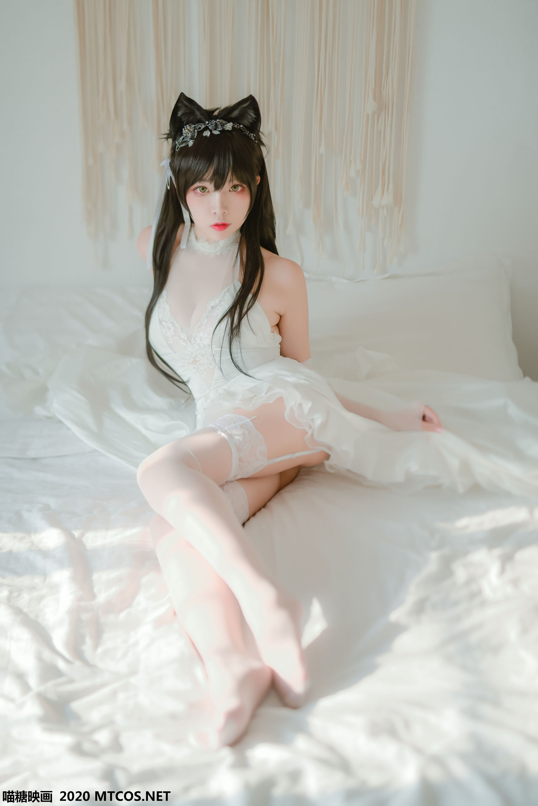 [喵糖映画] VOL.100 二佐Nisa 婚纱爱宕