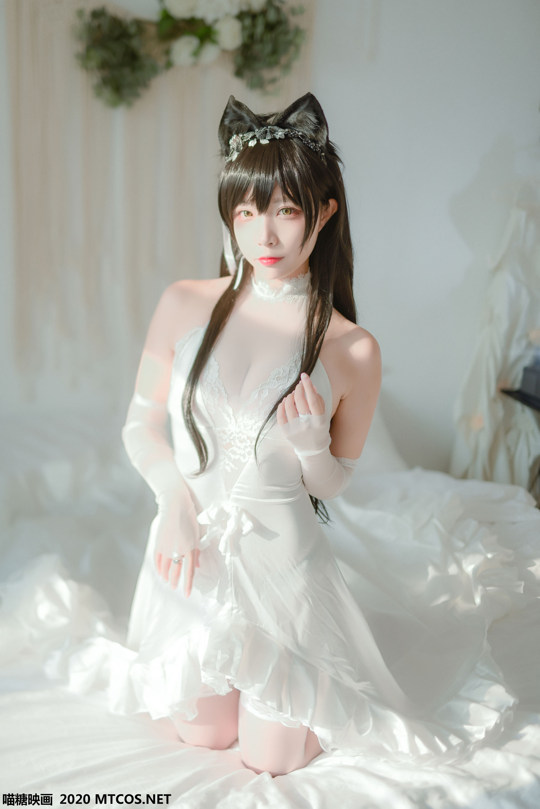 [喵糖映画] VOL.100 二佐Nisa 婚纱爱宕