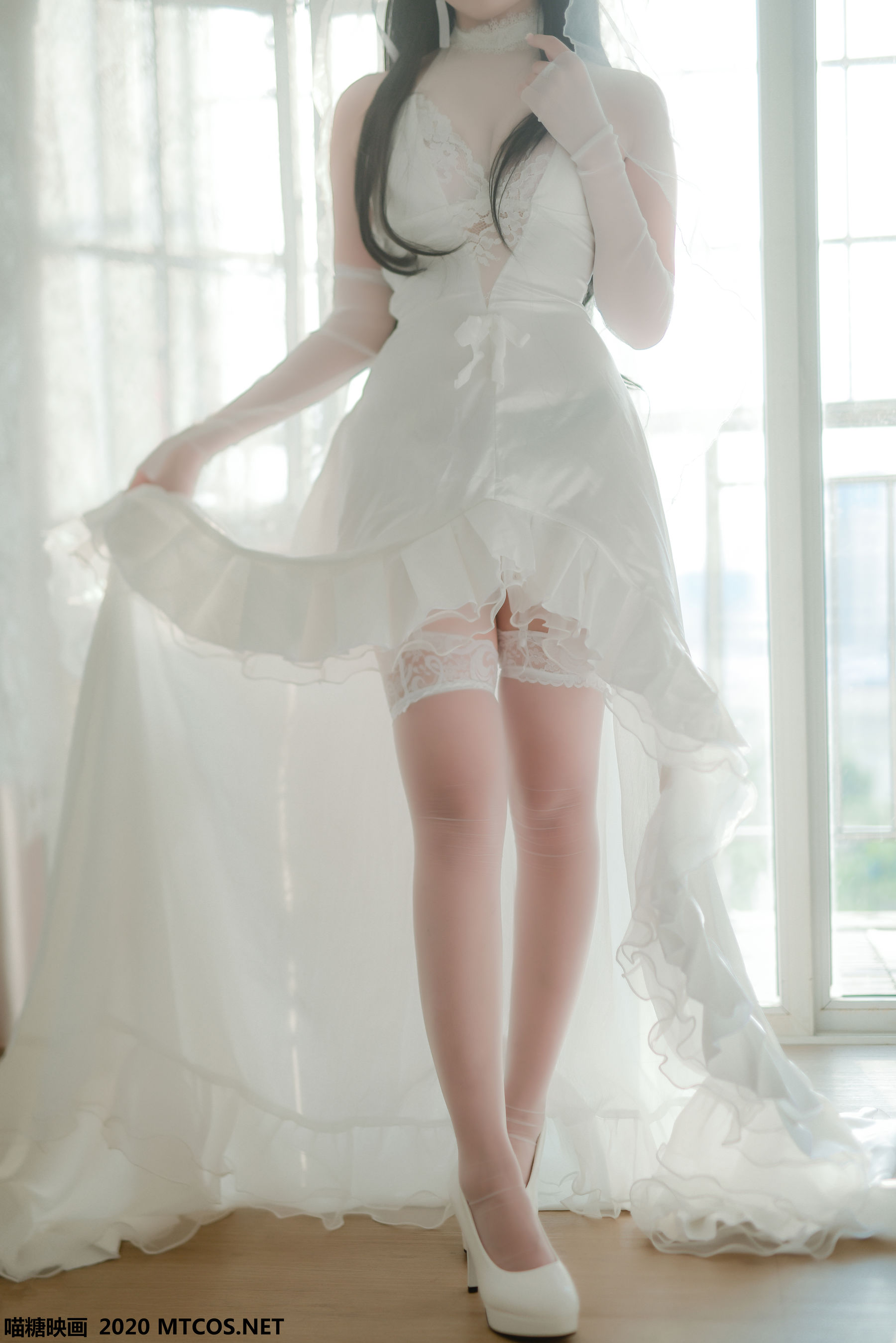 [喵糖映画] VOL.100 二佐Nisa 婚纱爱宕