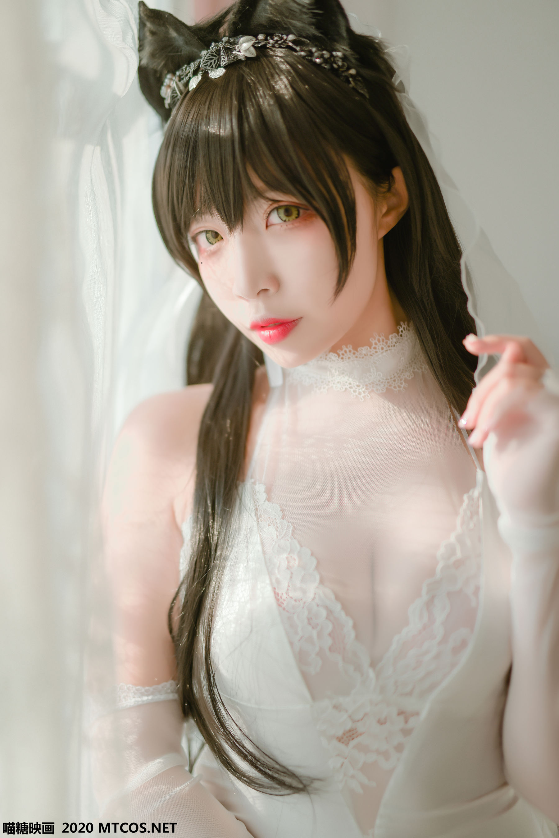 [喵糖映画] VOL.100 二佐Nisa 婚纱爱宕