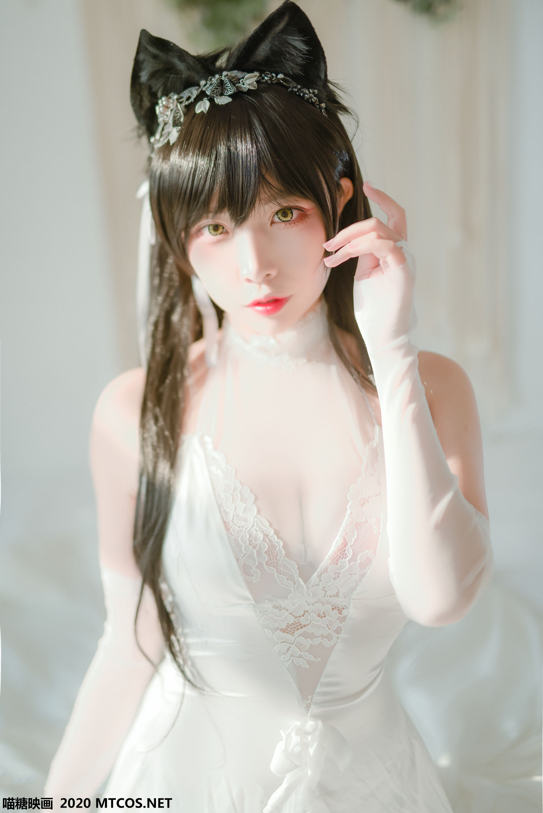 [喵糖映画] VOL.100 二佐Nisa 婚纱爱宕