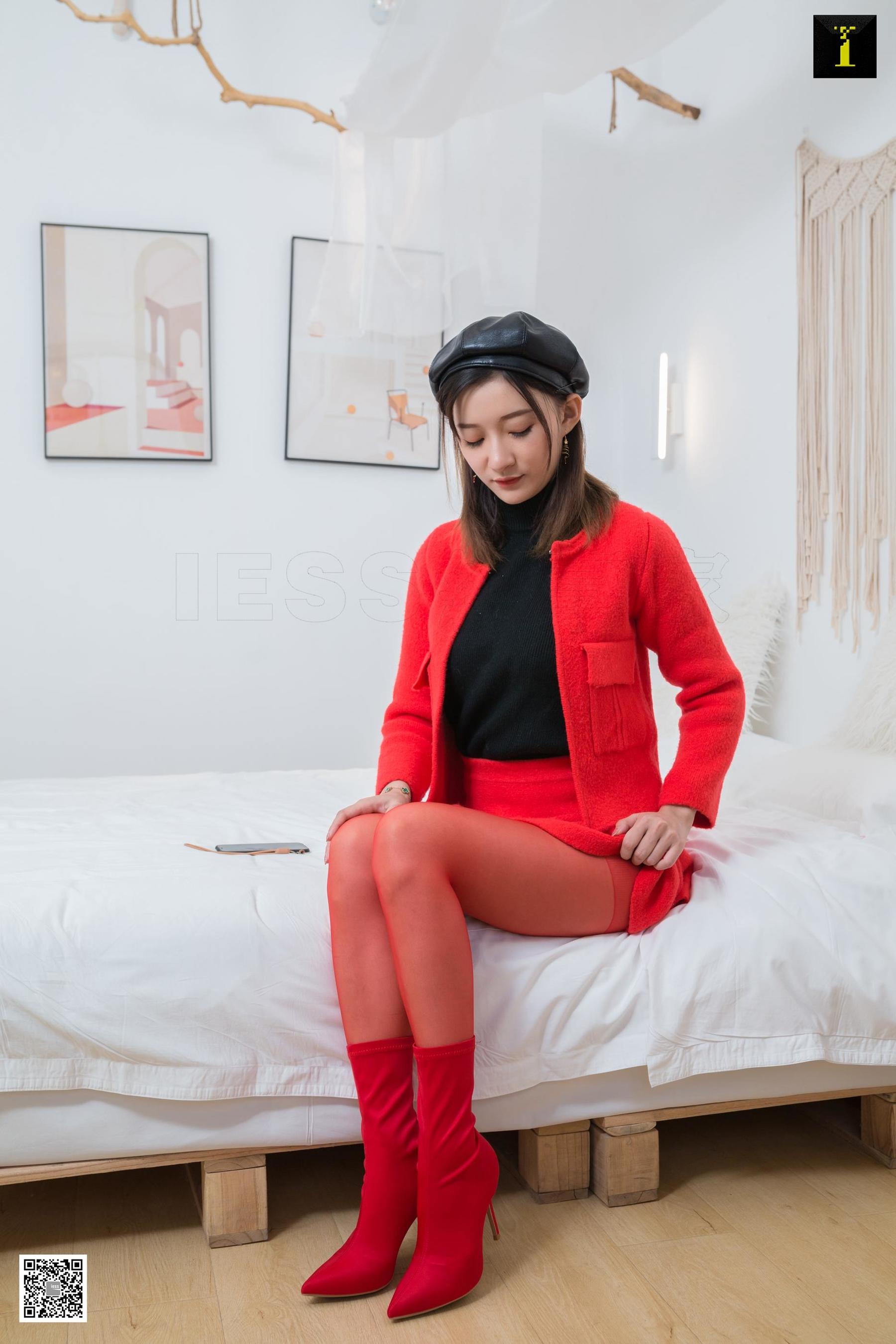 [异思趣向IESS] 模特 秋秋 《秋秋的中国红》