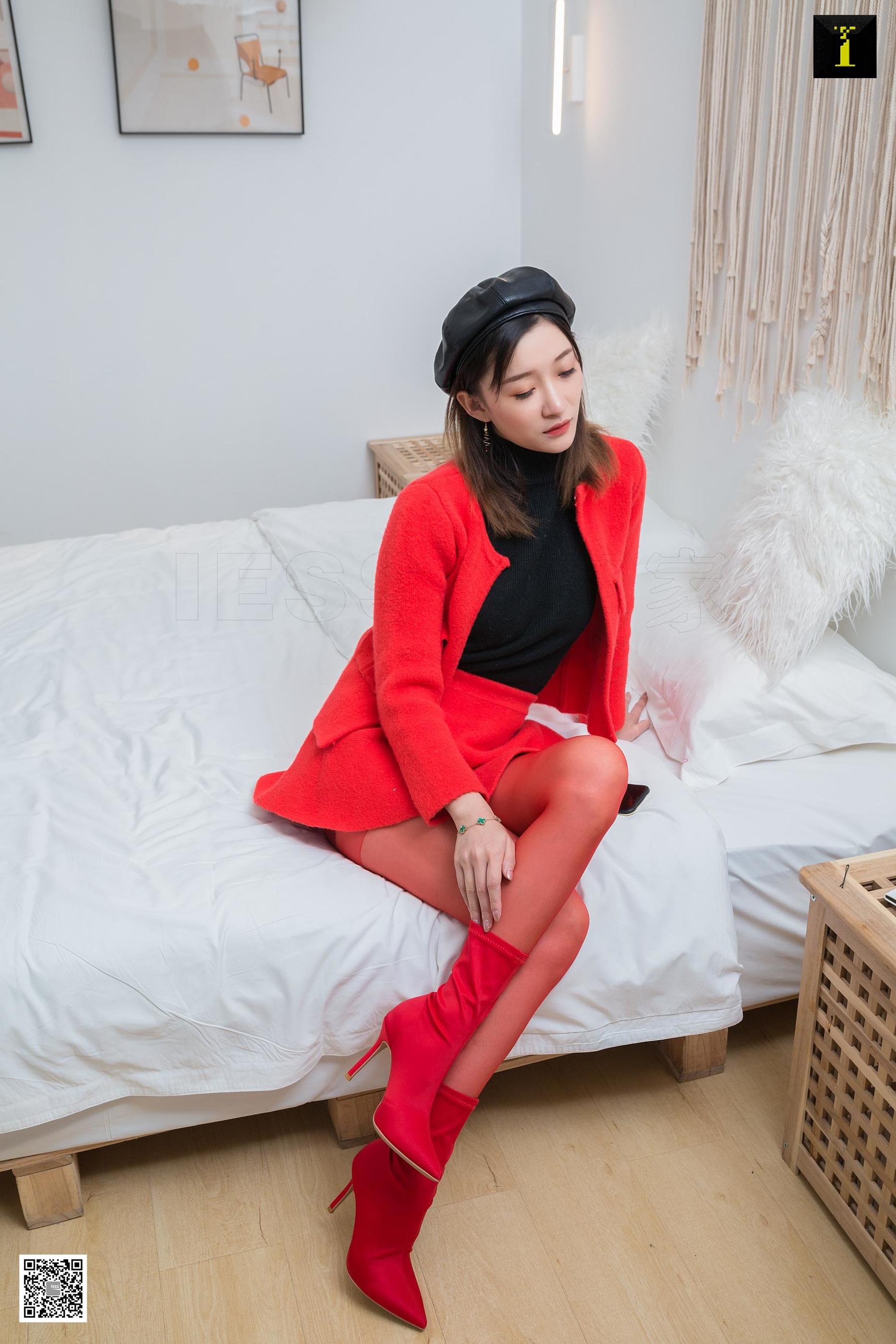 [异思趣向IESS] 模特 秋秋 《秋秋的中国红》