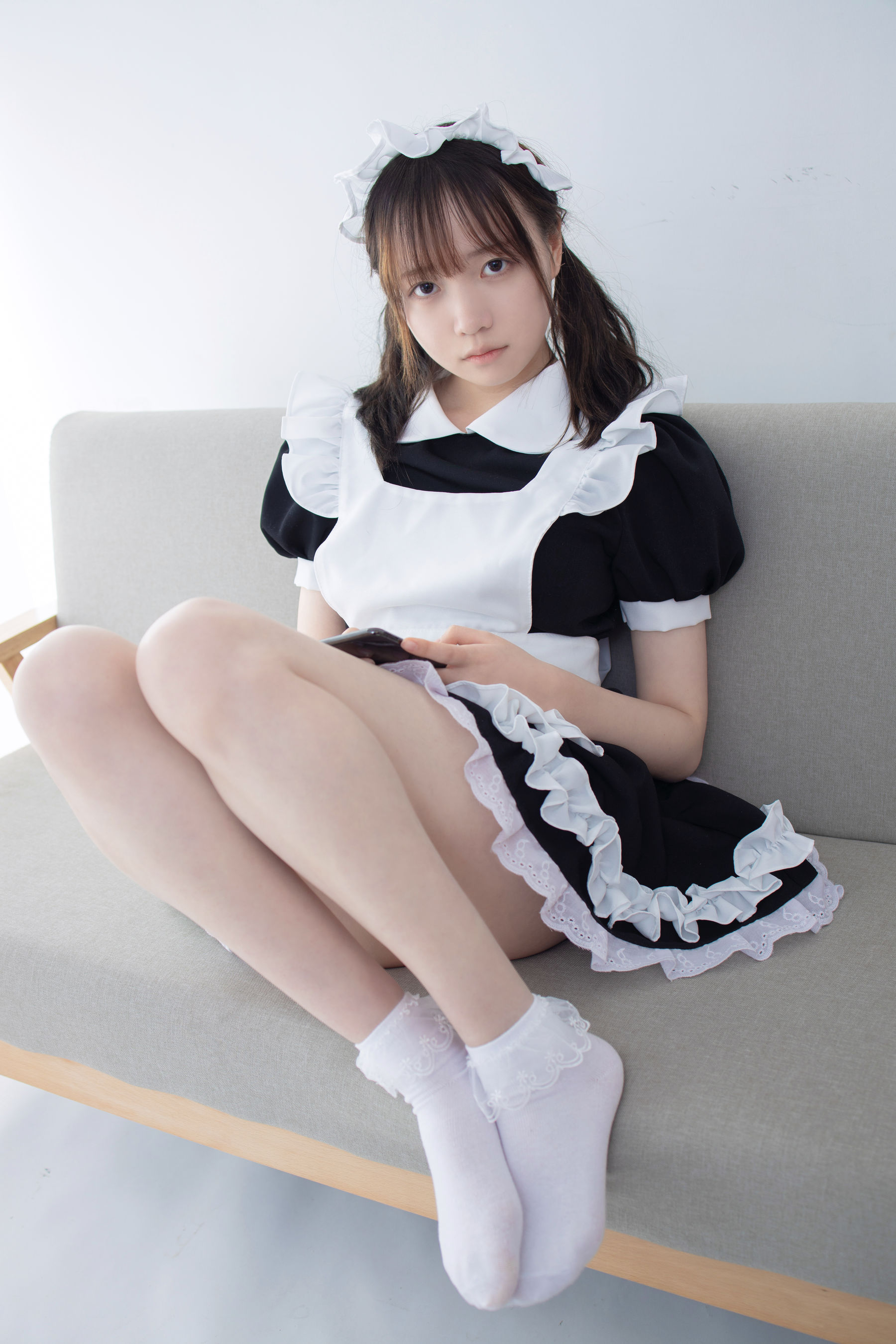[森萝财团] JKFUN-053 Aika 蕾丝花边短袜女仆