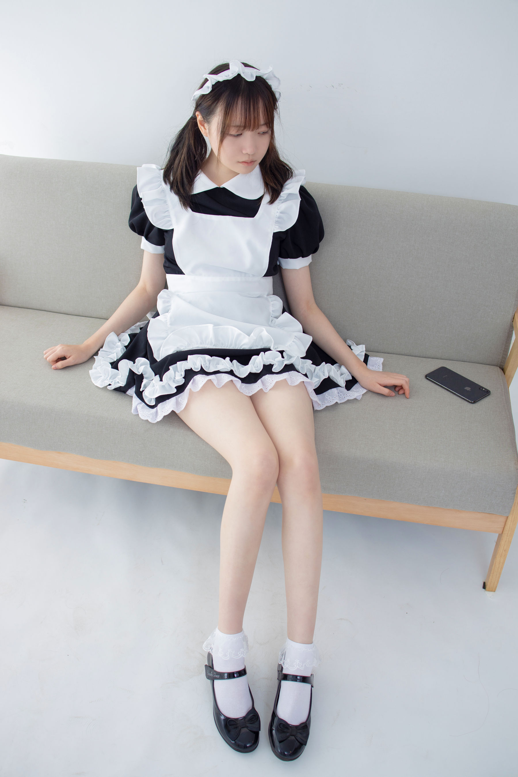 [森萝财团] JKFUN-053 Aika 蕾丝花边短袜女仆