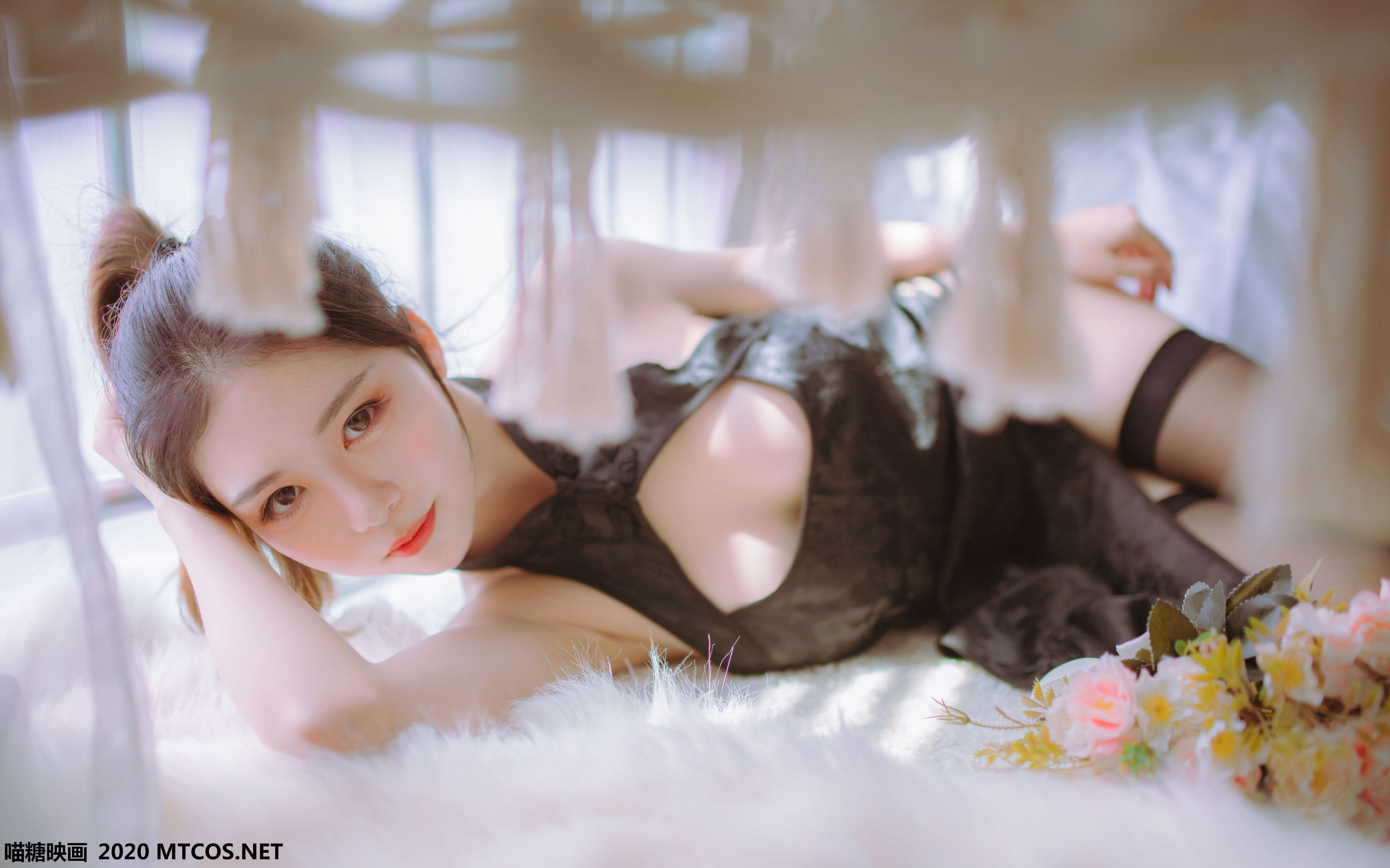 [喵糖映画] VOL.114  不呆猫、抖娘利世 《黑白旗袍双子》