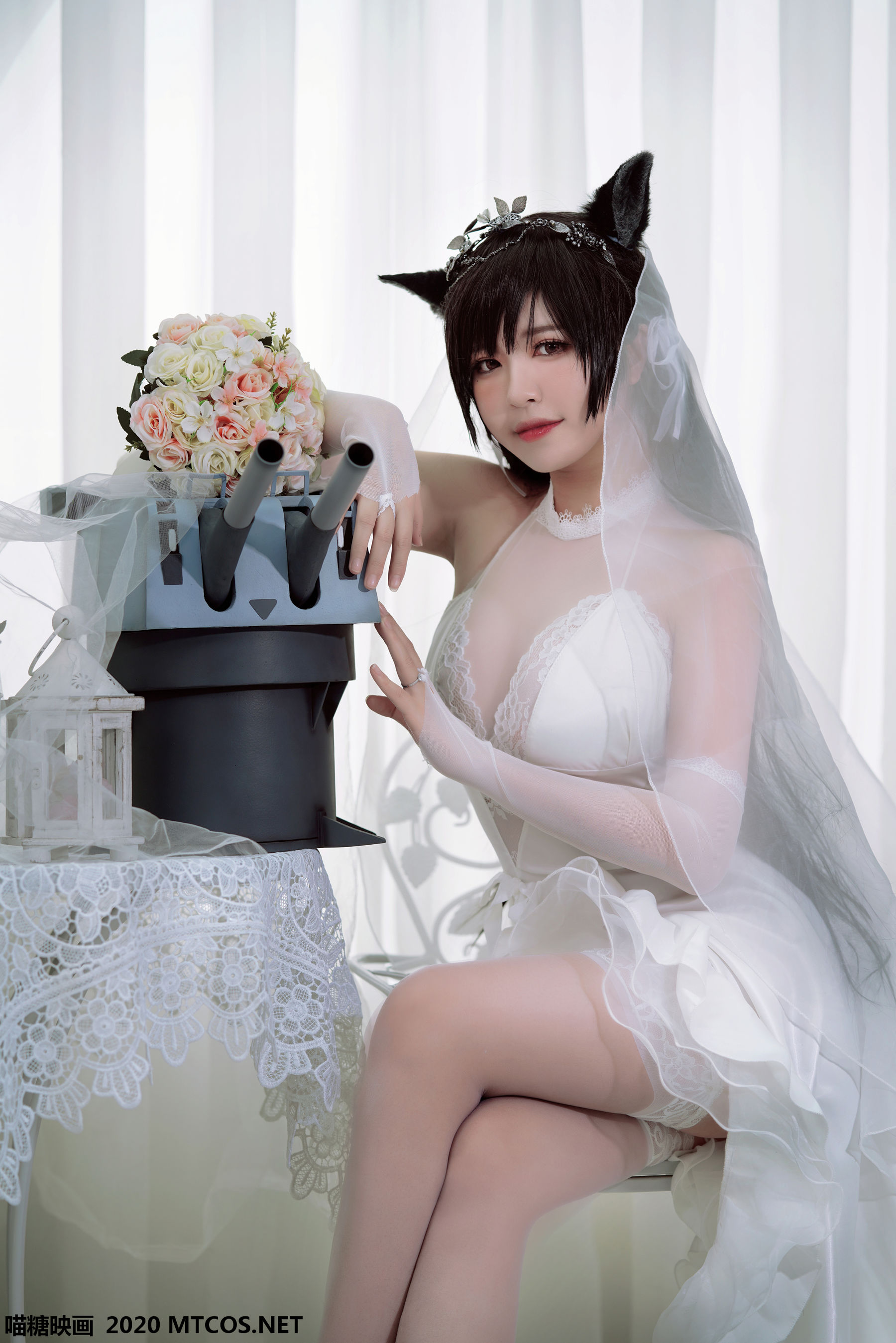 [喵糖映画] VOL.115  半半子《婚纱爱宕》