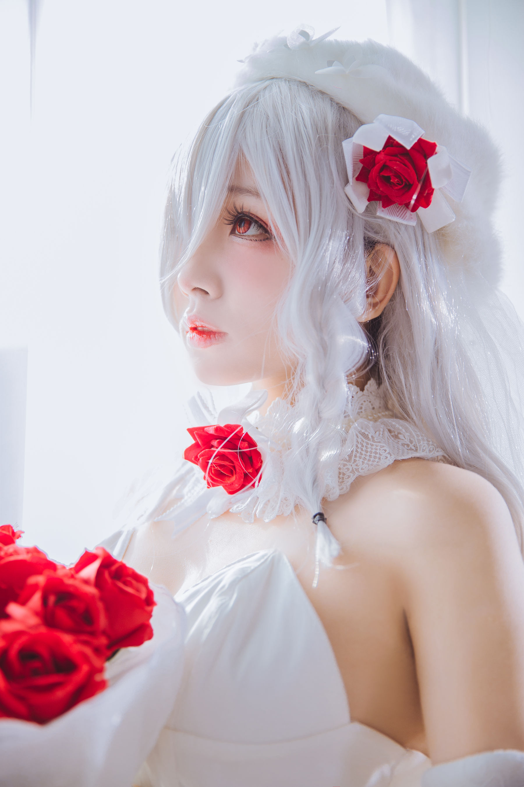 [喵糖映画] VOL.123  日奈娇《花嫁cos》