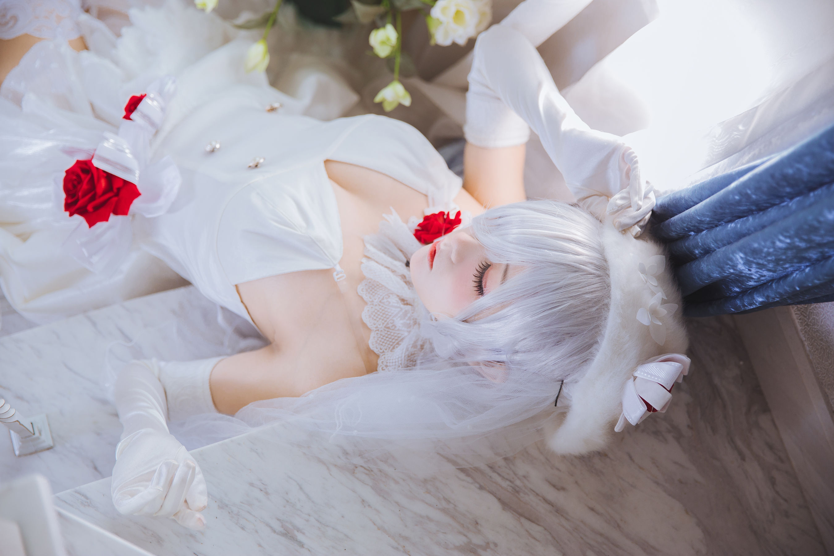 [喵糖映画] VOL.123  日奈娇《花嫁cos》