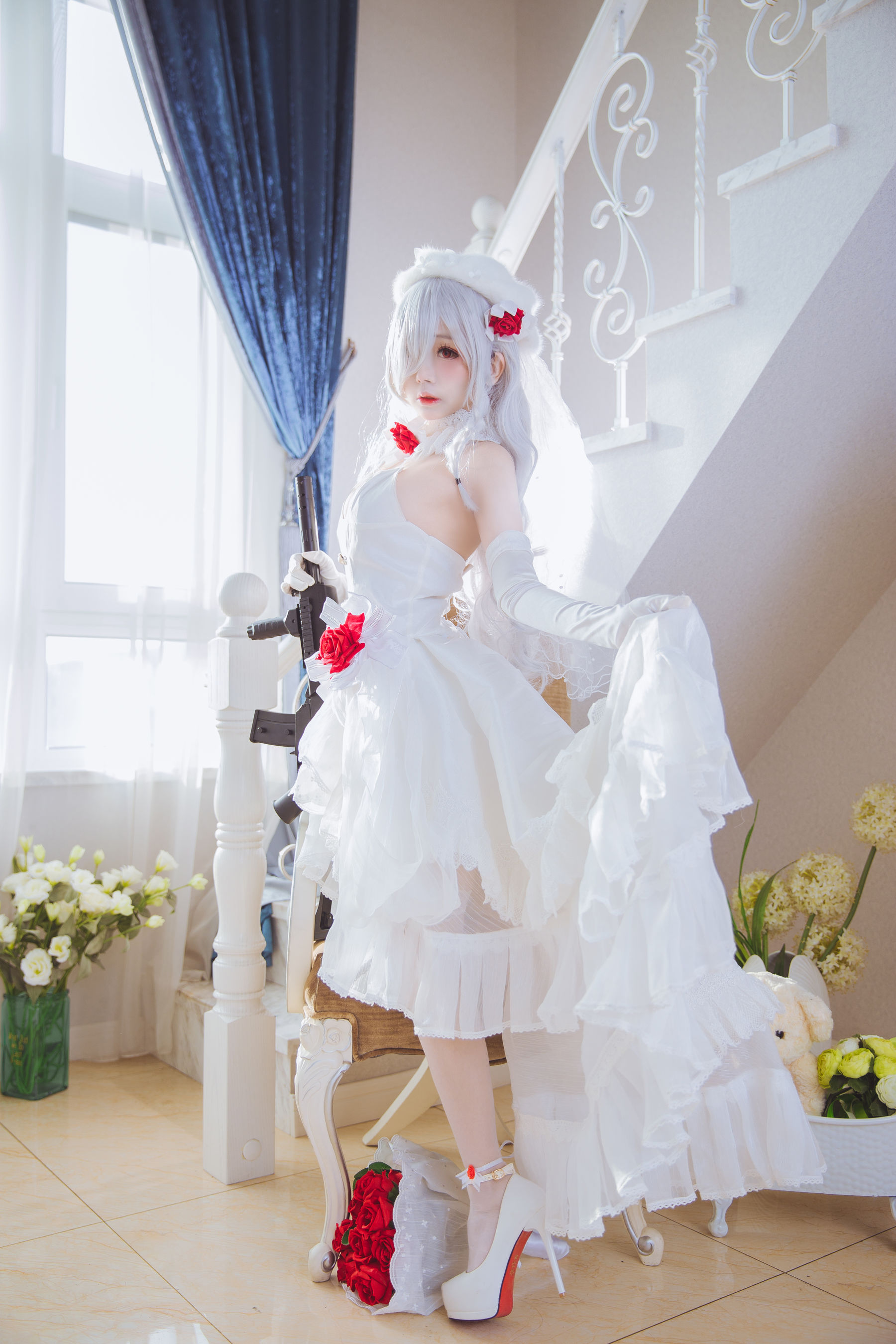 [喵糖映画] VOL.123  日奈娇《花嫁cos》