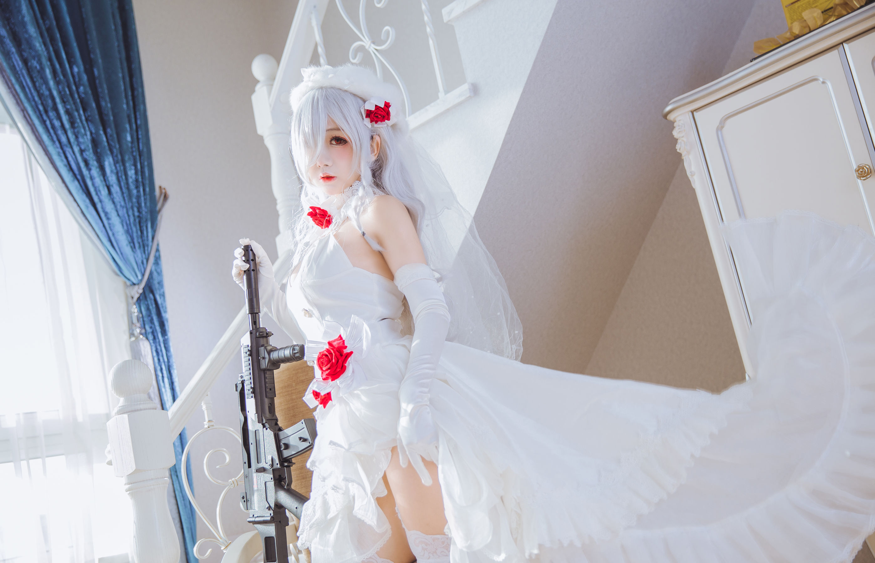 [喵糖映画] VOL.123  日奈娇《花嫁cos》