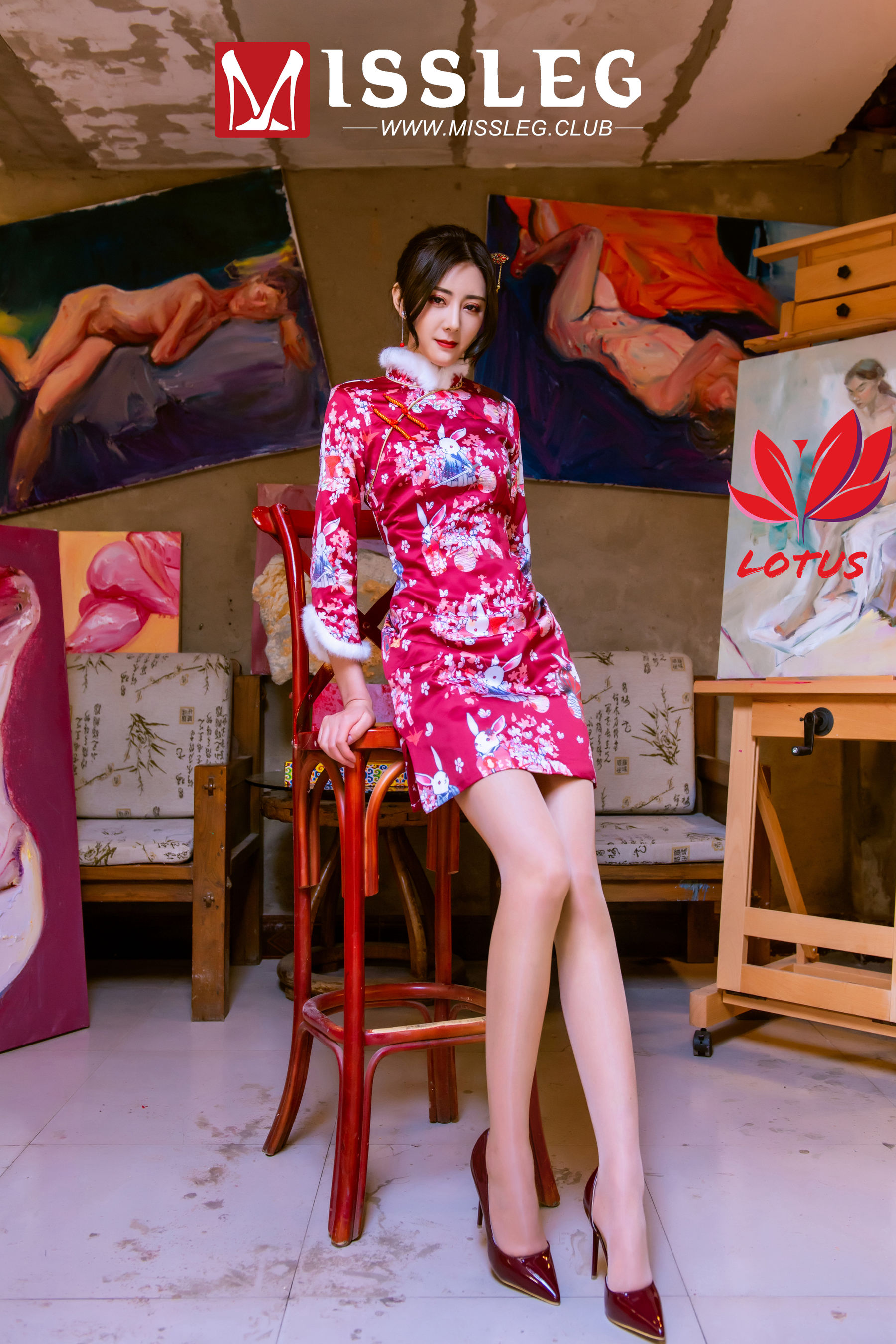 [蜜丝MISSLEG] M004 熙熙(莫晓希) 画院新年单人