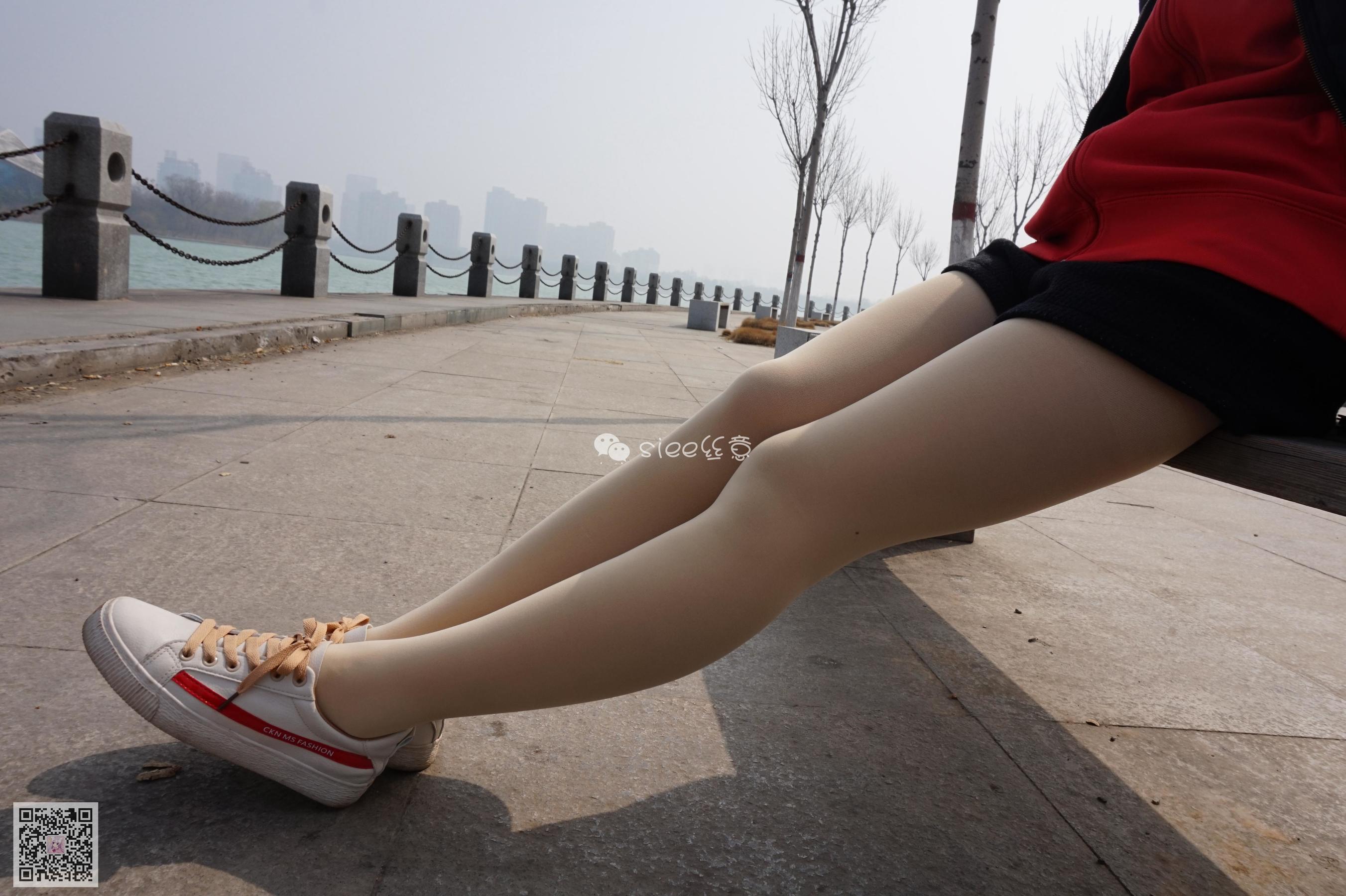 [丝意SIEE] No.062 琦琦 肉丝白鞋最配