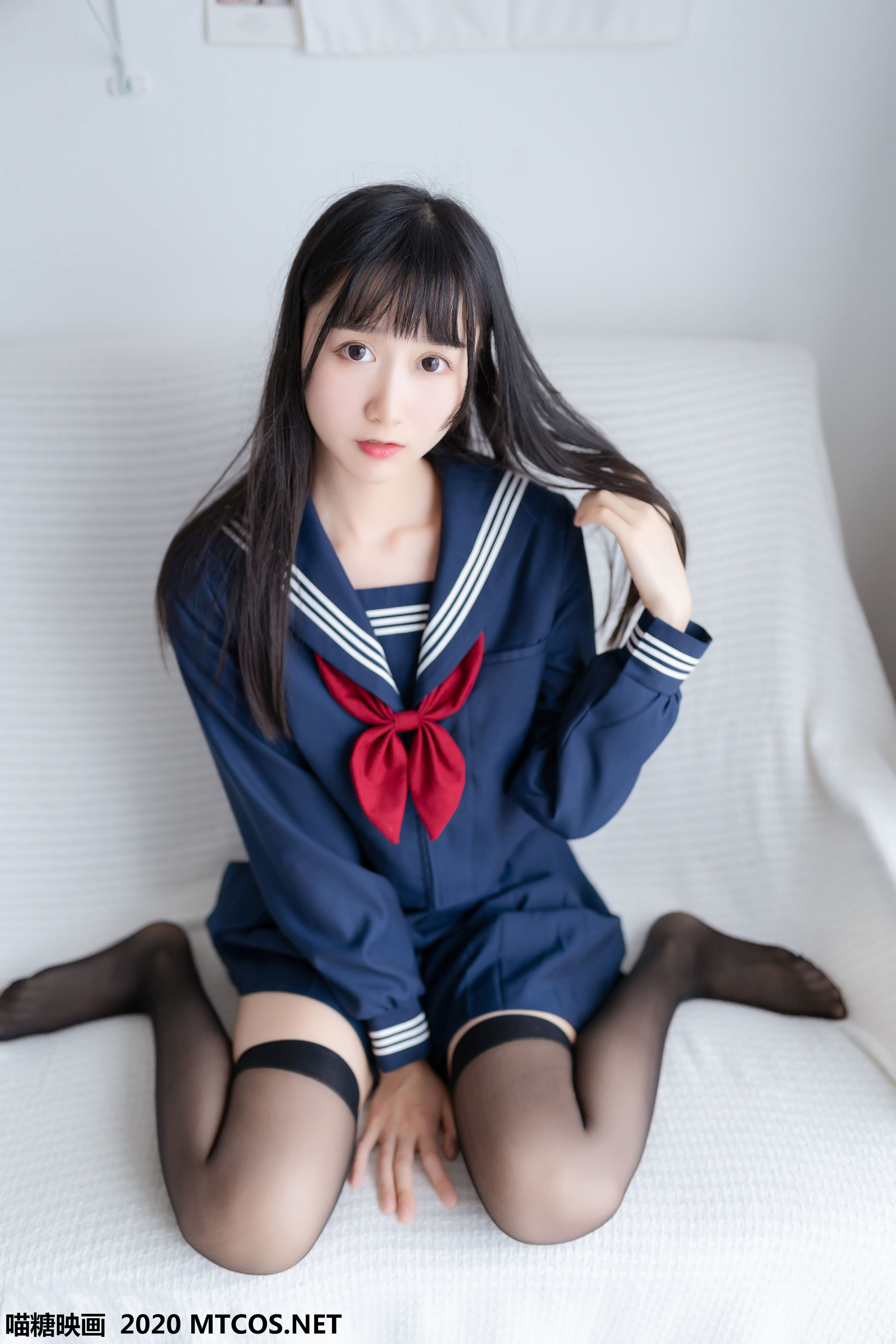 [喵糖映画] JKL.005 木绵绵 水手JK制服