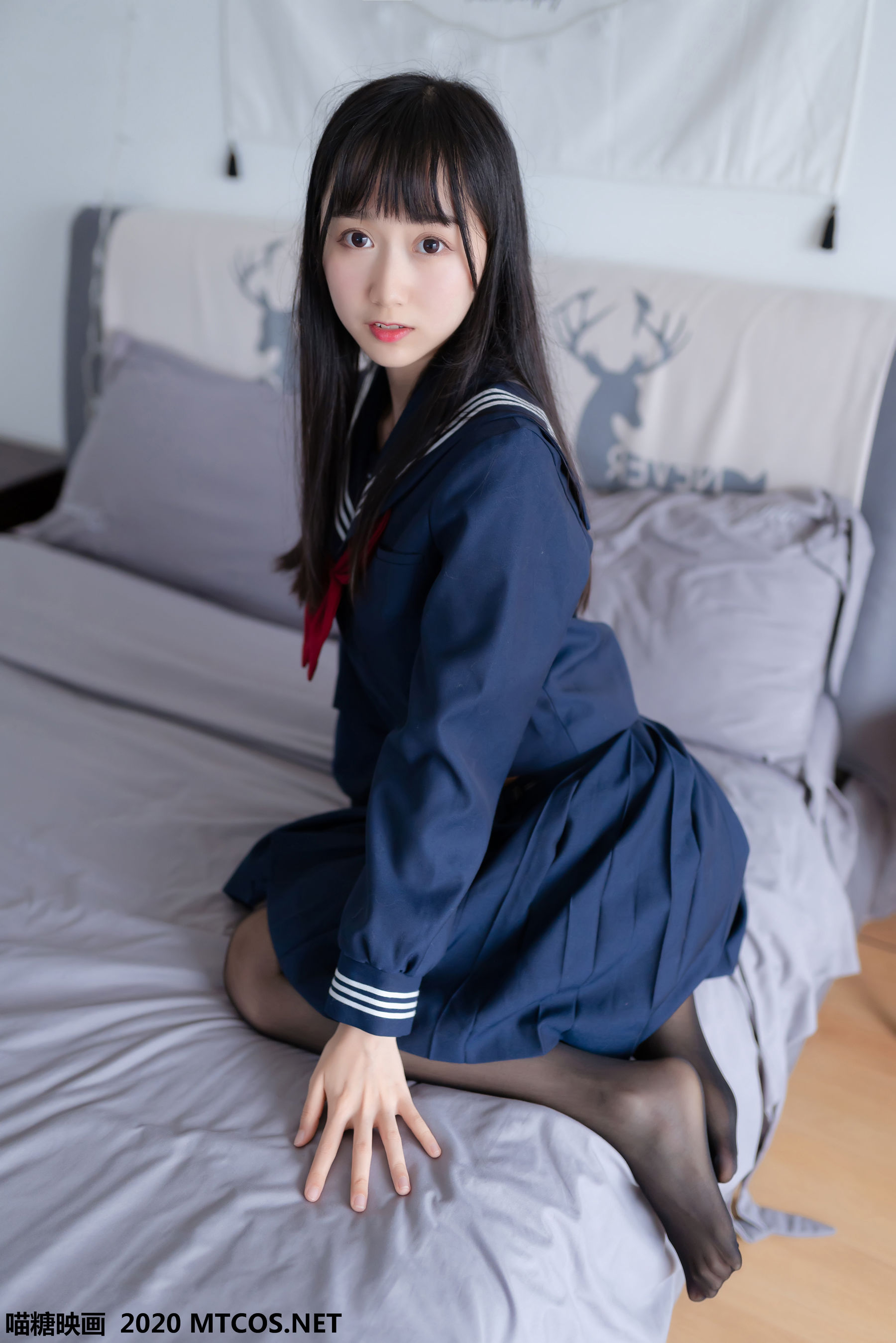 [喵糖映画] JKL.005 木绵绵 水手JK制服