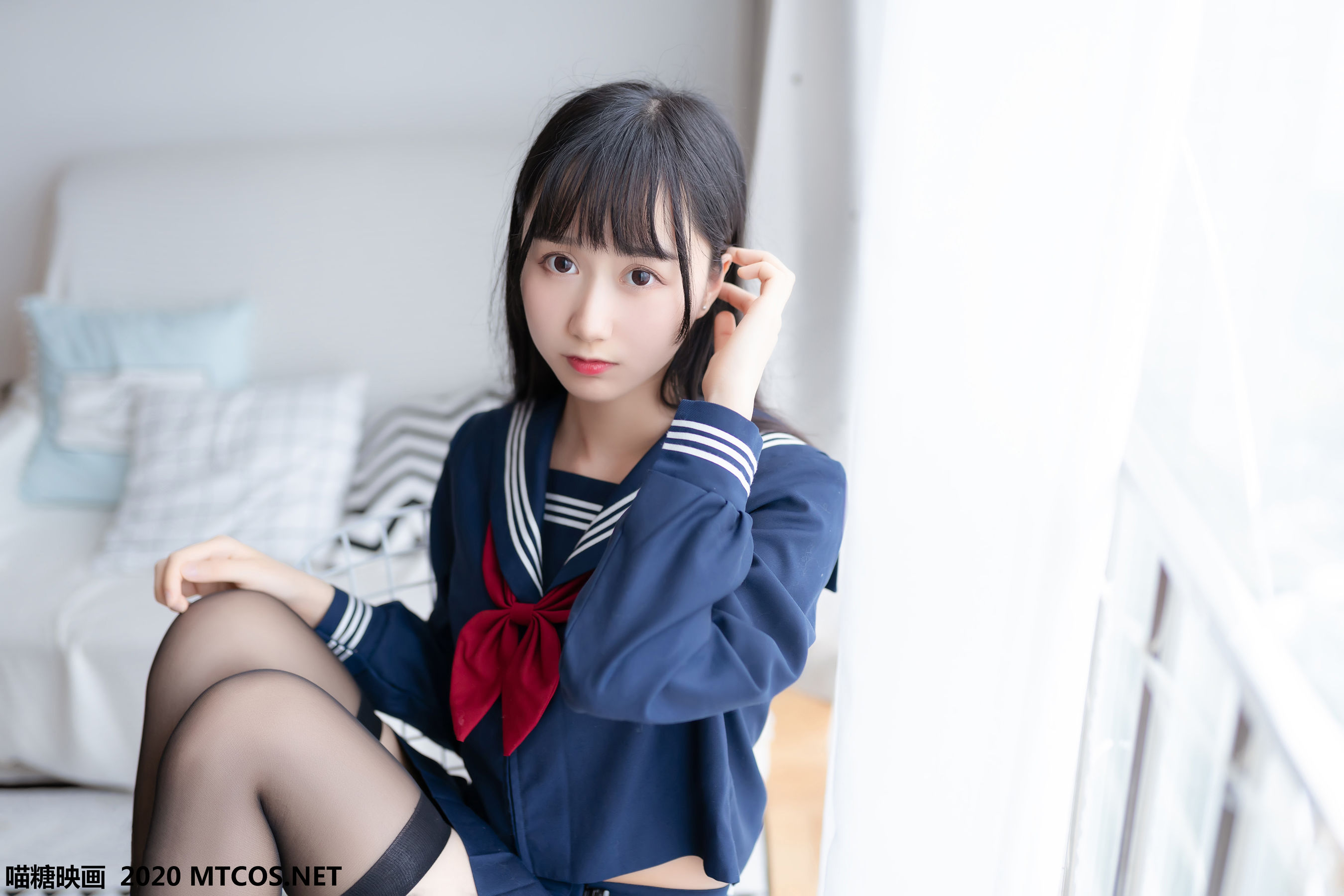 [喵糖映画] JKL.005 木绵绵 水手JK制服