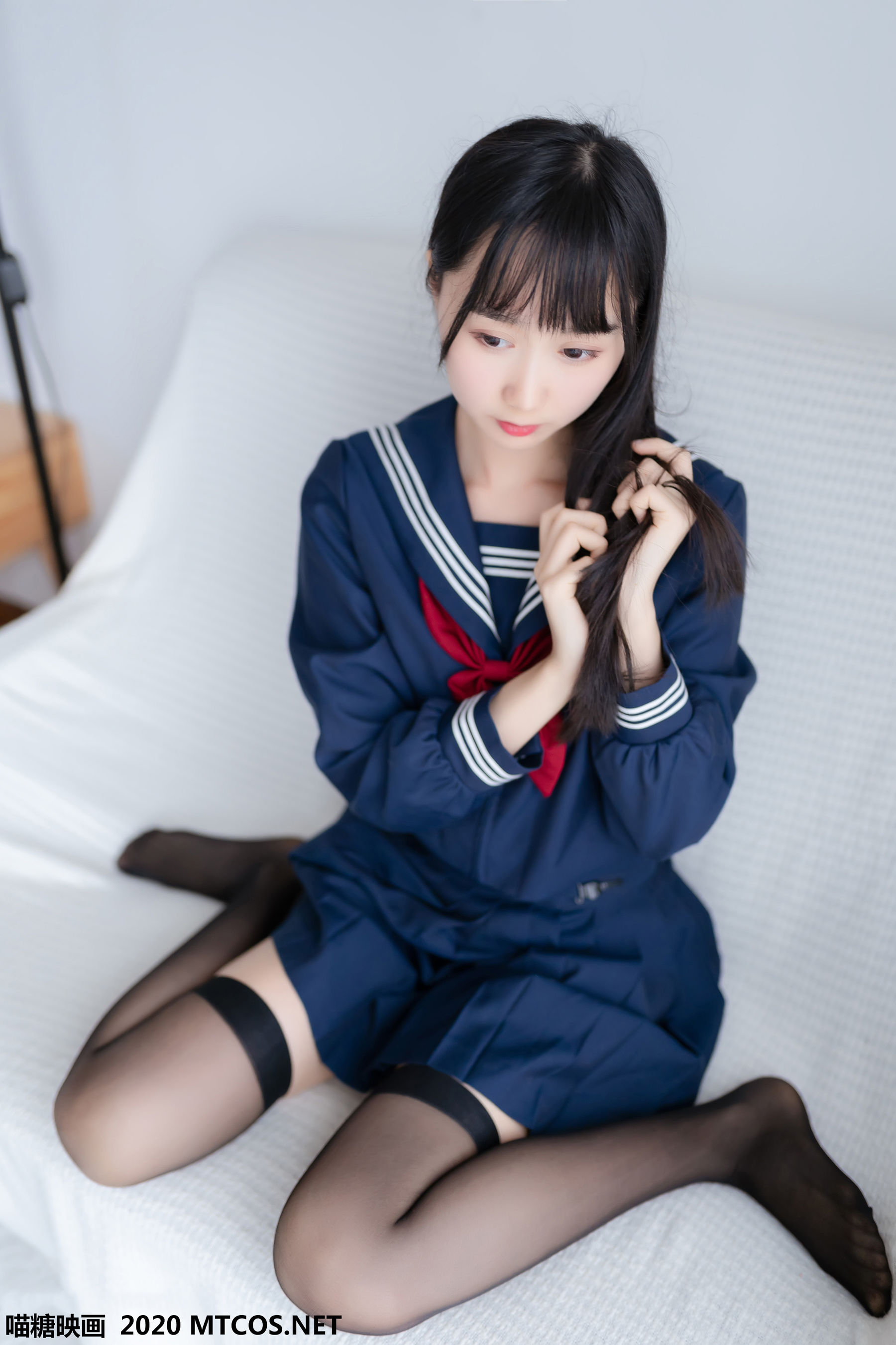 [喵糖映画] JKL.005 木绵绵 水手JK制服
