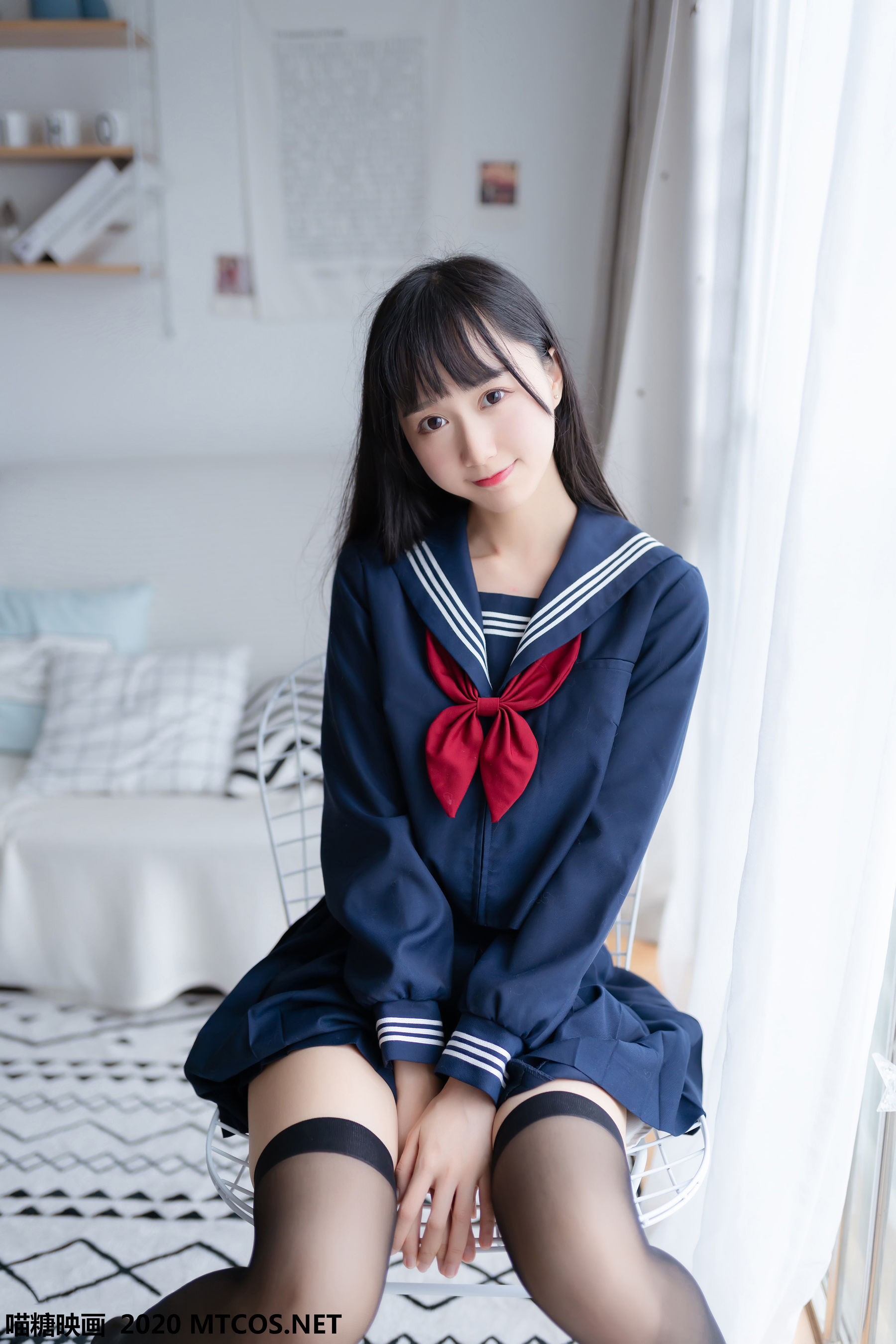 [喵糖映画] JKL.005 木绵绵 水手JK制服