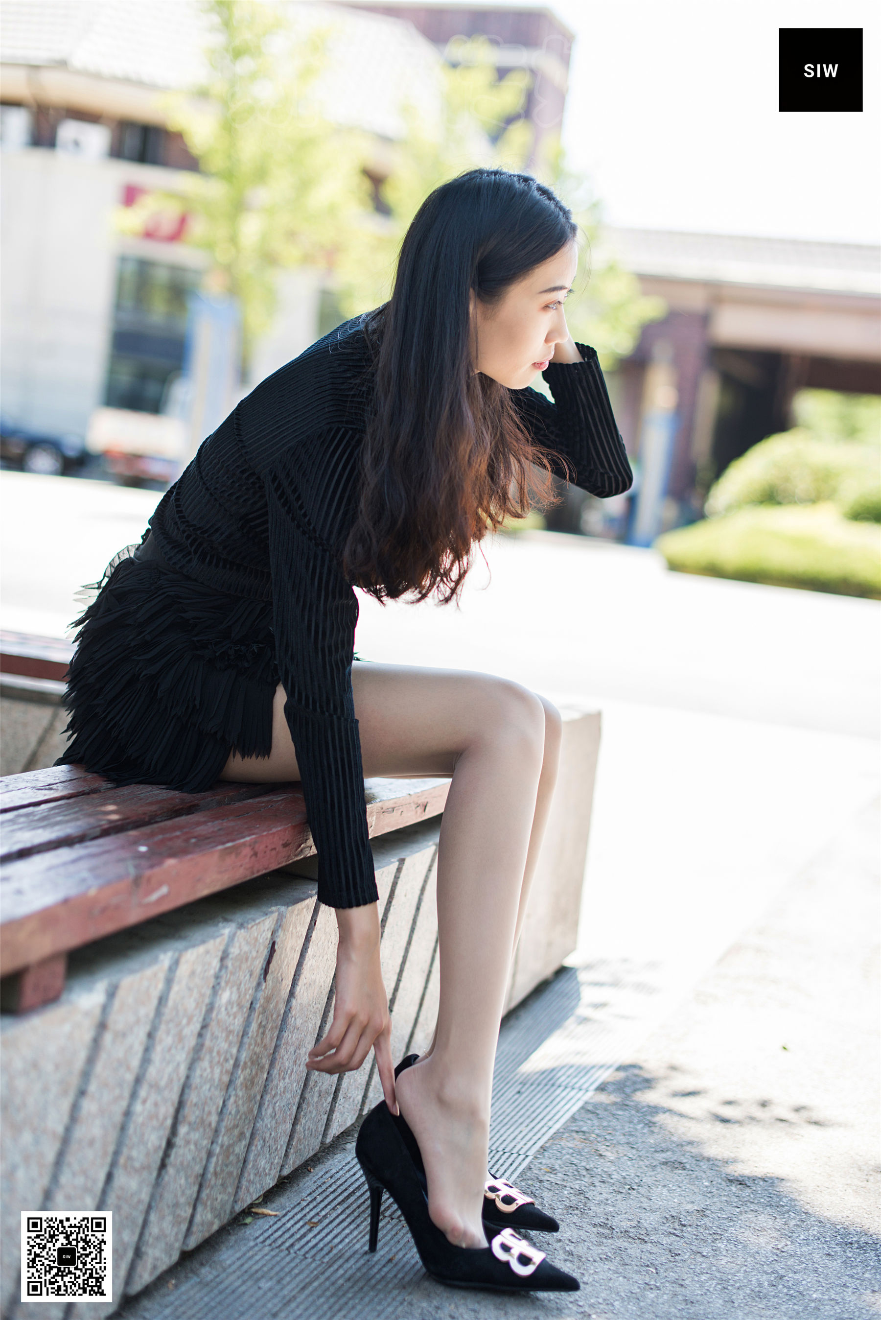 [斯文传媒SIW]  蓉儿 仙女黑裙