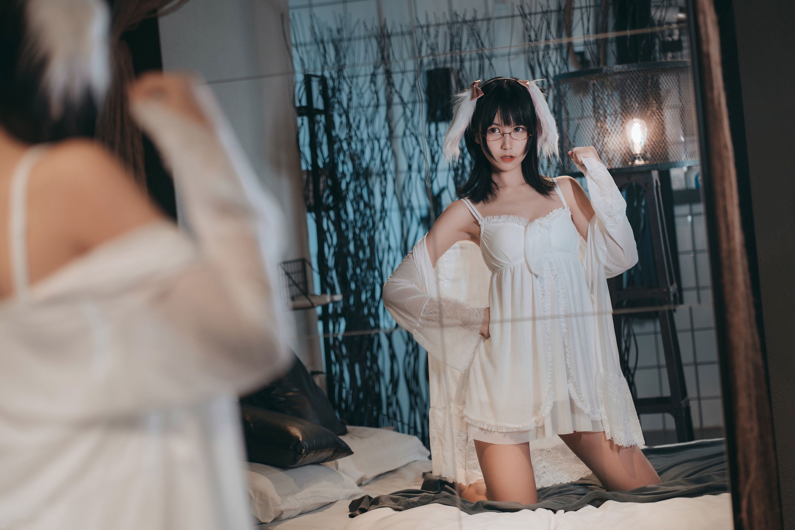 COSER美女逐月su 睡衣兔子