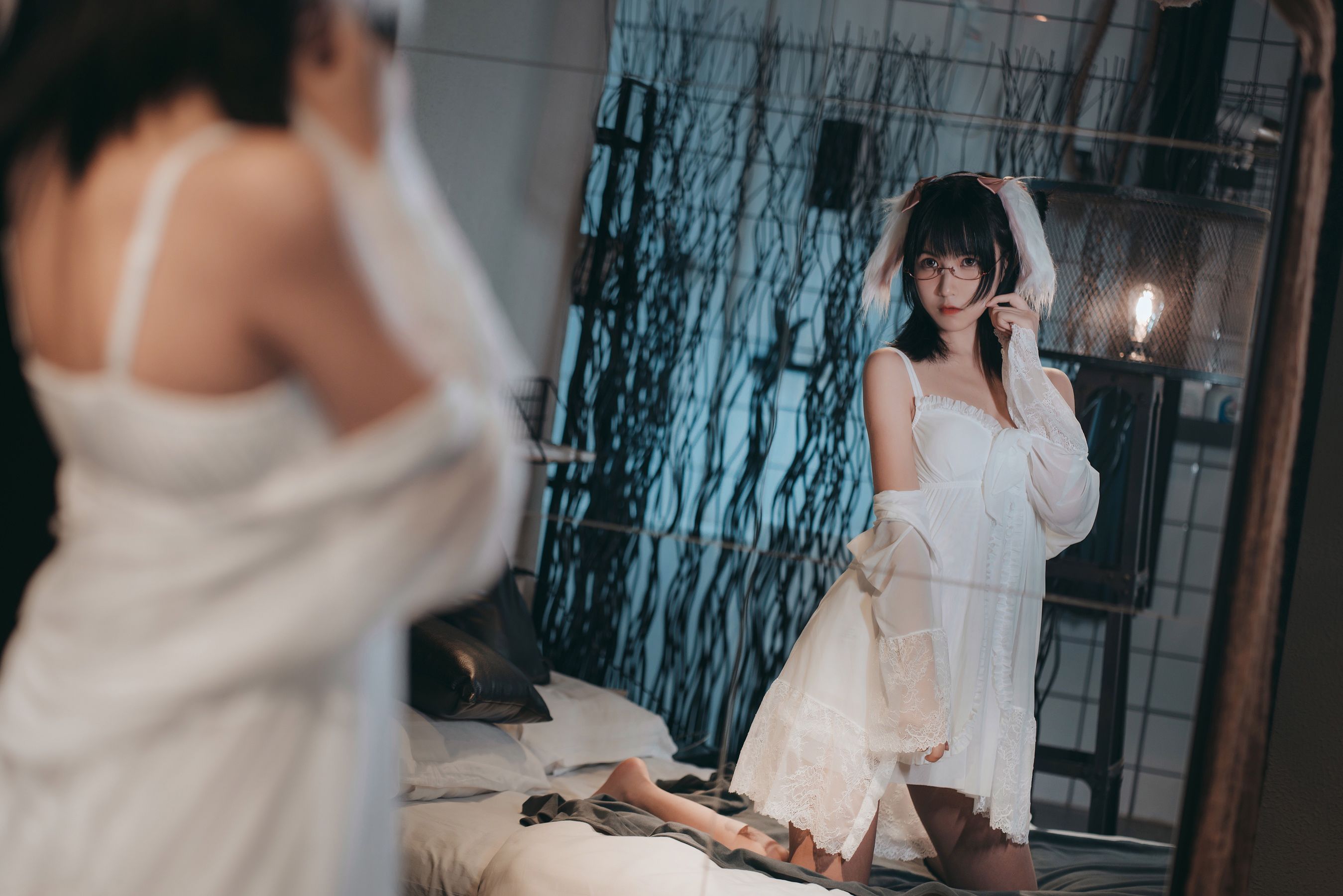 COSER美女逐月su 睡衣兔子