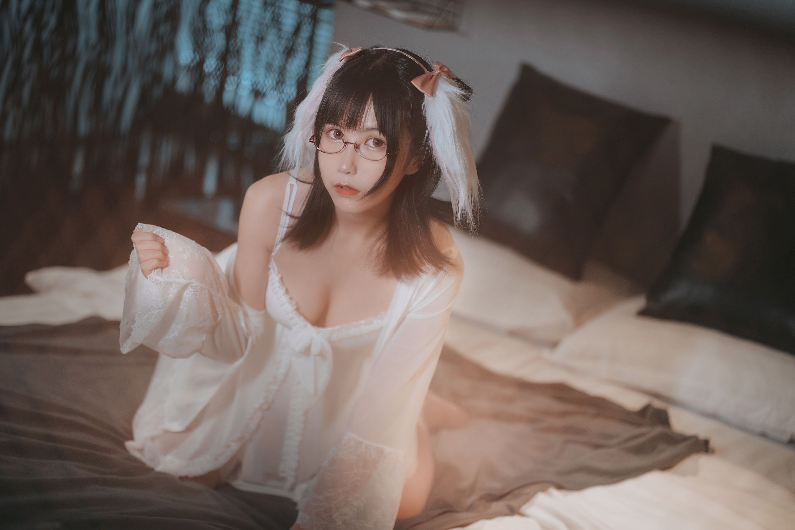 COSER美女逐月su 睡衣兔子