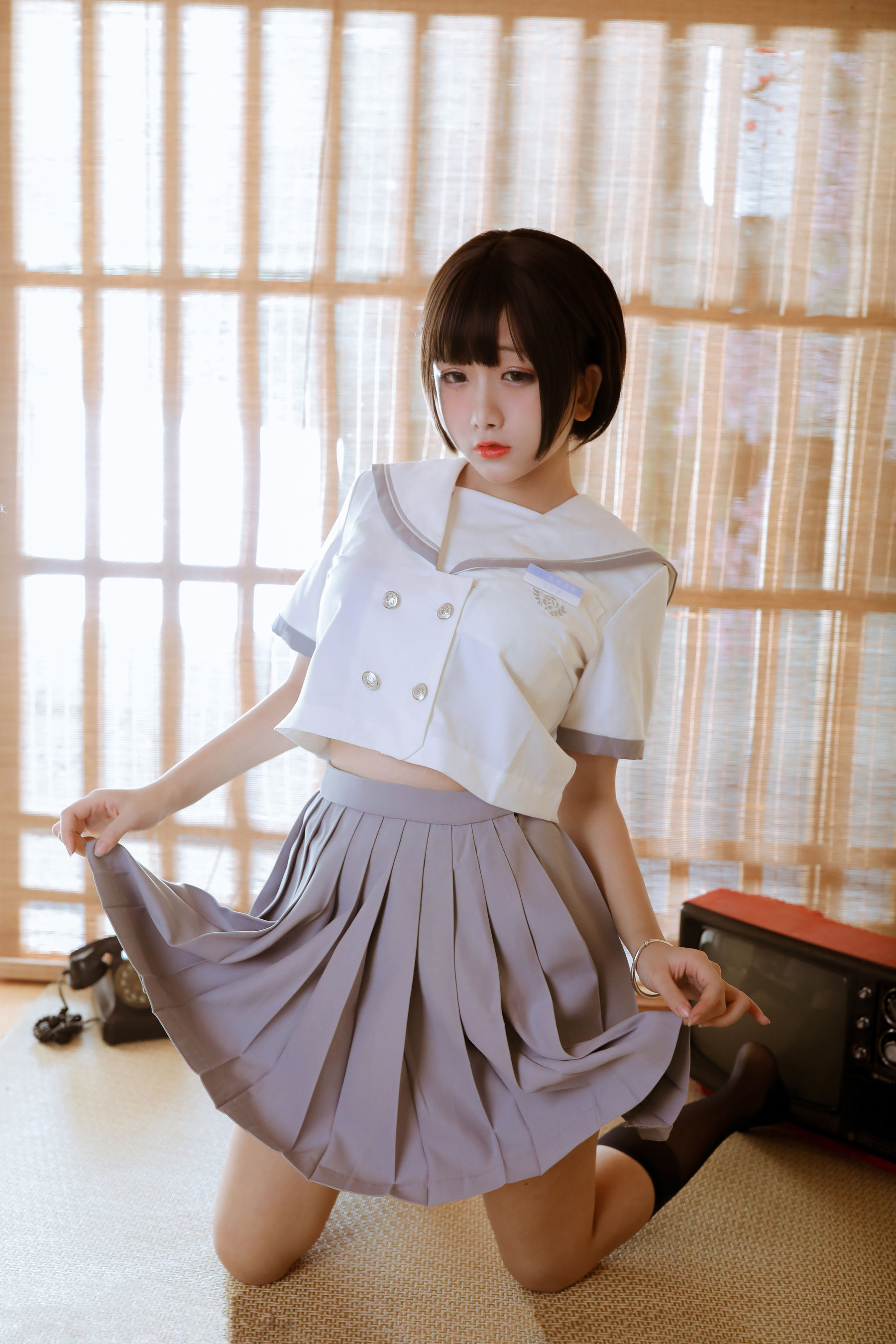 Cosplay日奈娇 和风jk
