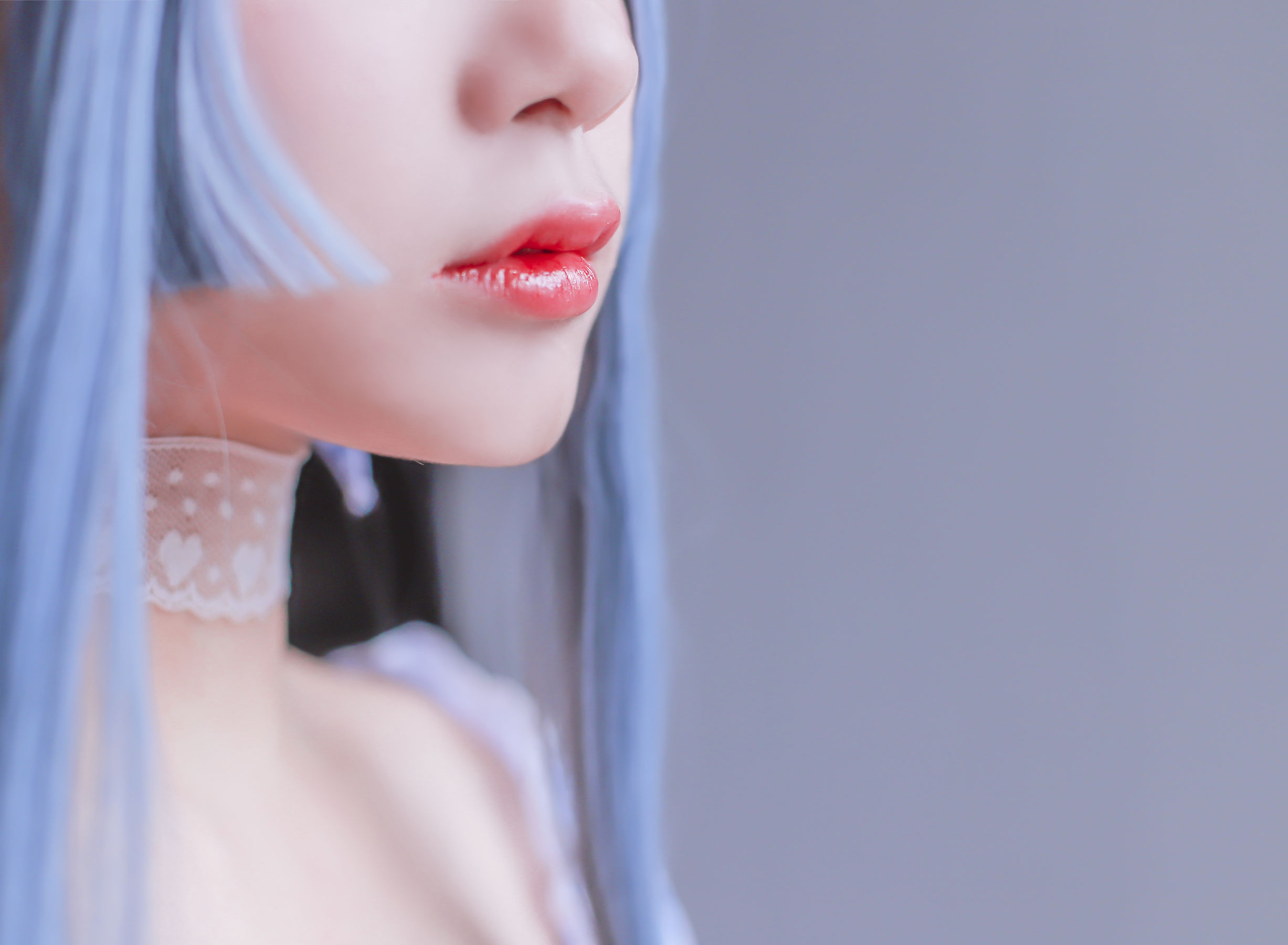 Cosplay日奈娇 蓝色女仆