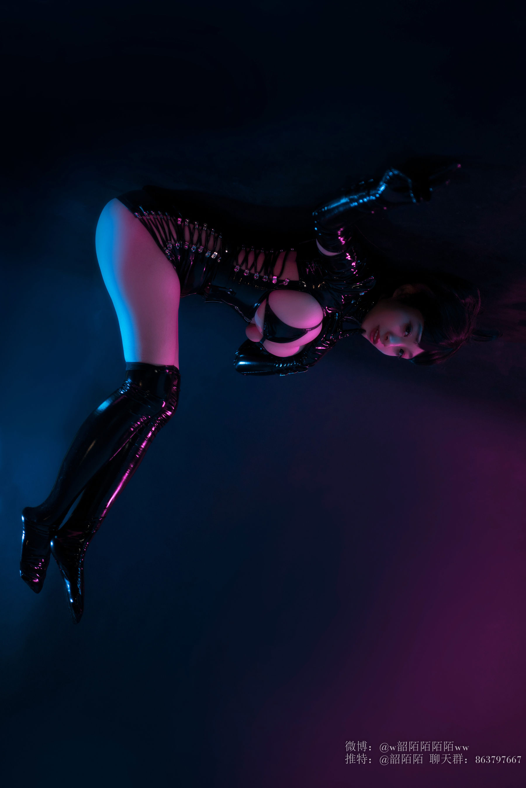 Cosplay美女韶陌陌 暗黑护士