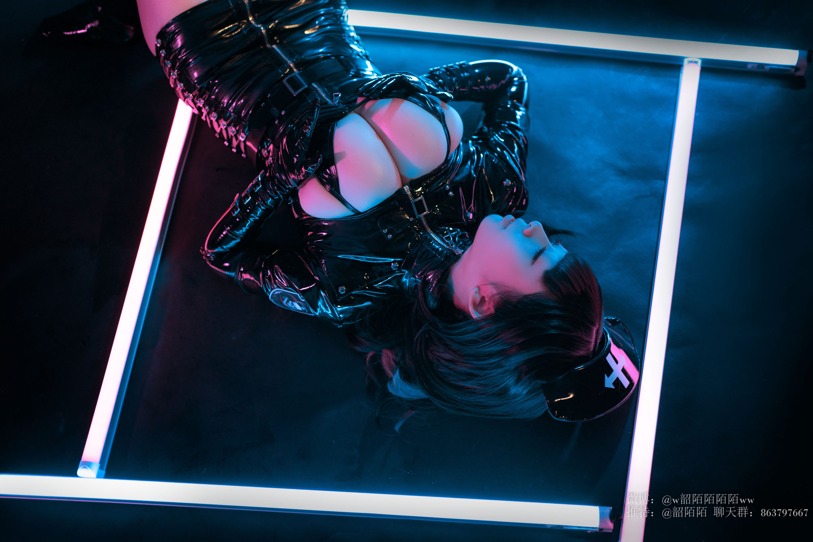 Cosplay美女韶陌陌 暗黑护士