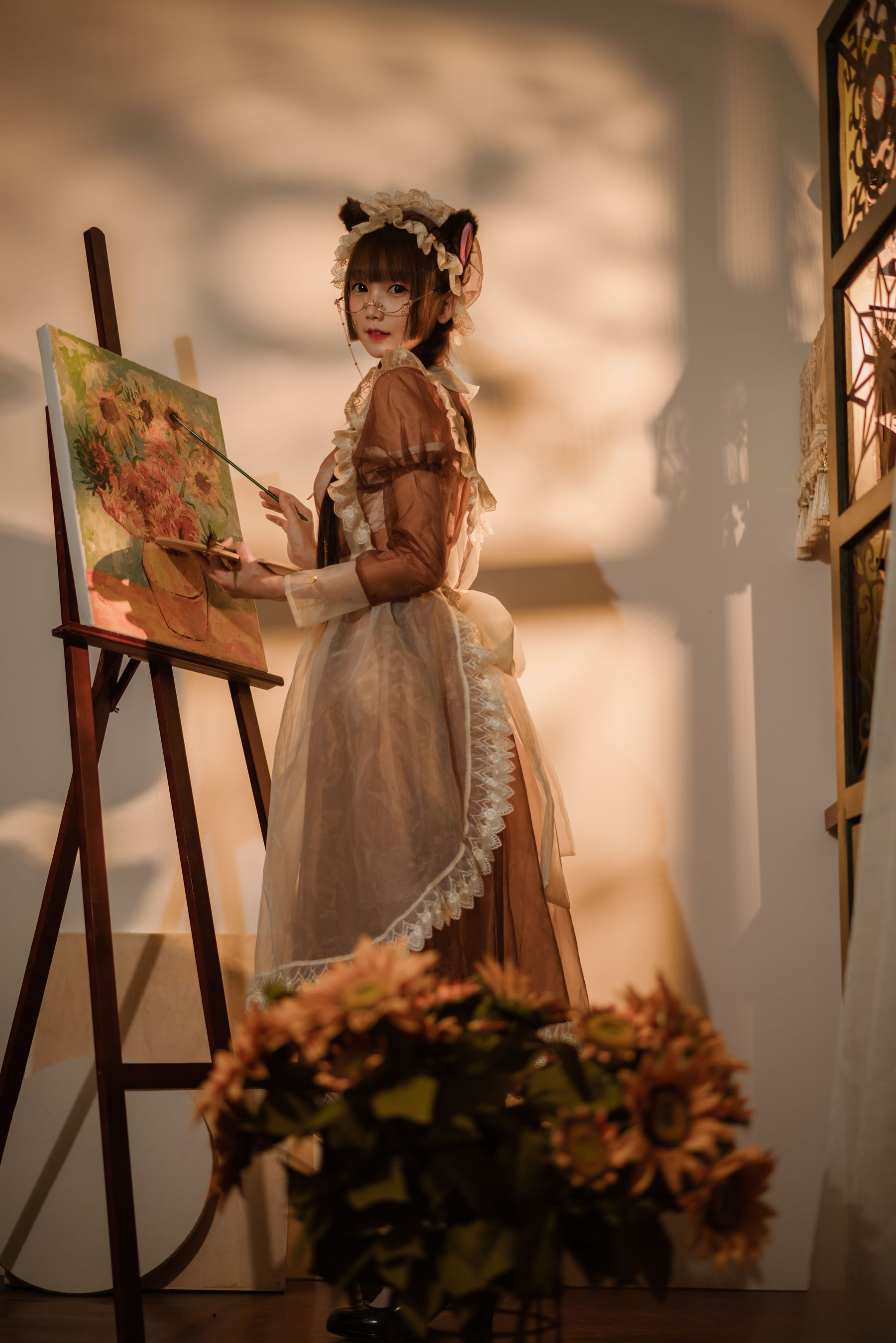 COS少女星野咪兔 透明女仆