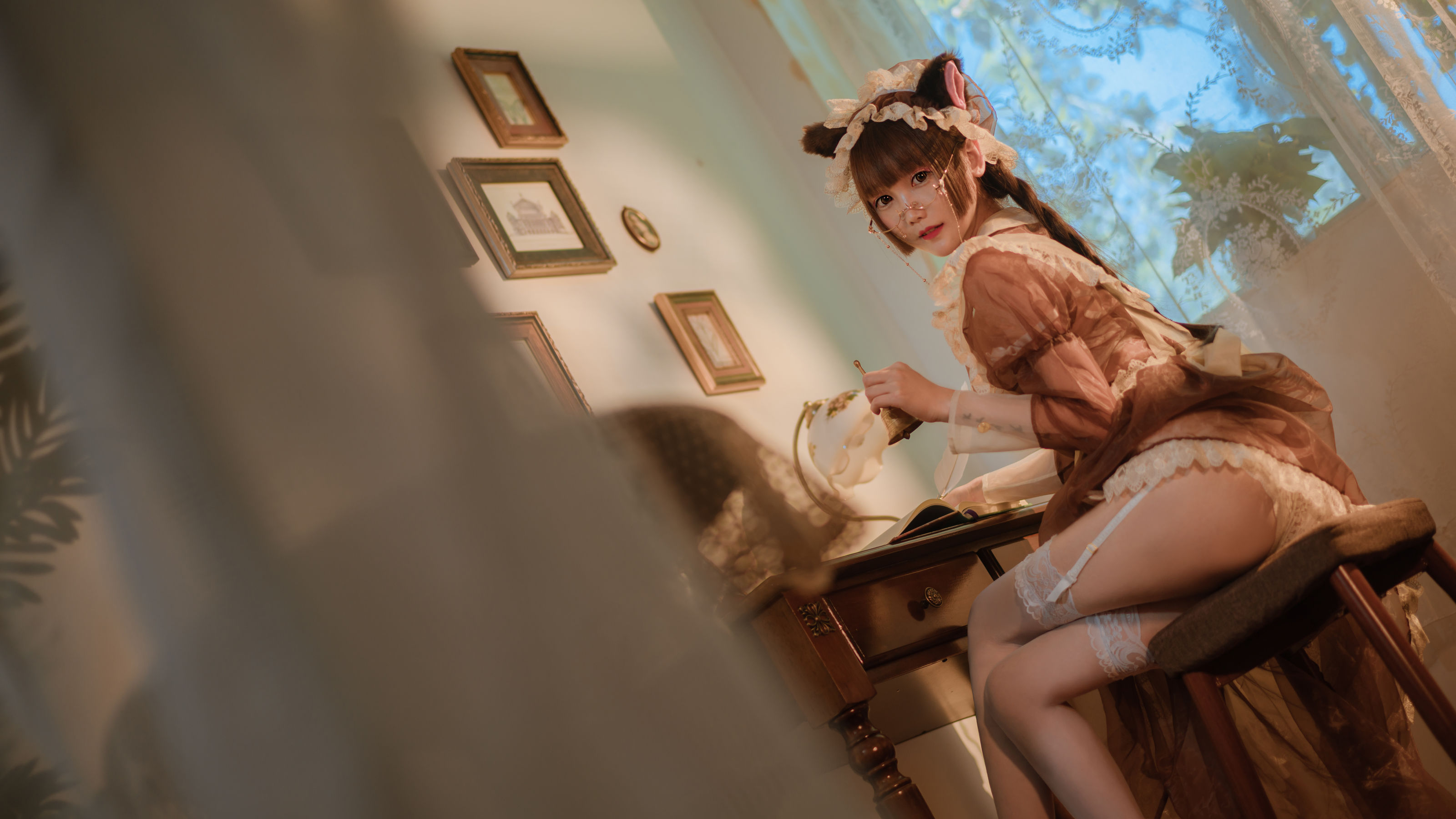 COS少女星野咪兔 透明女仆