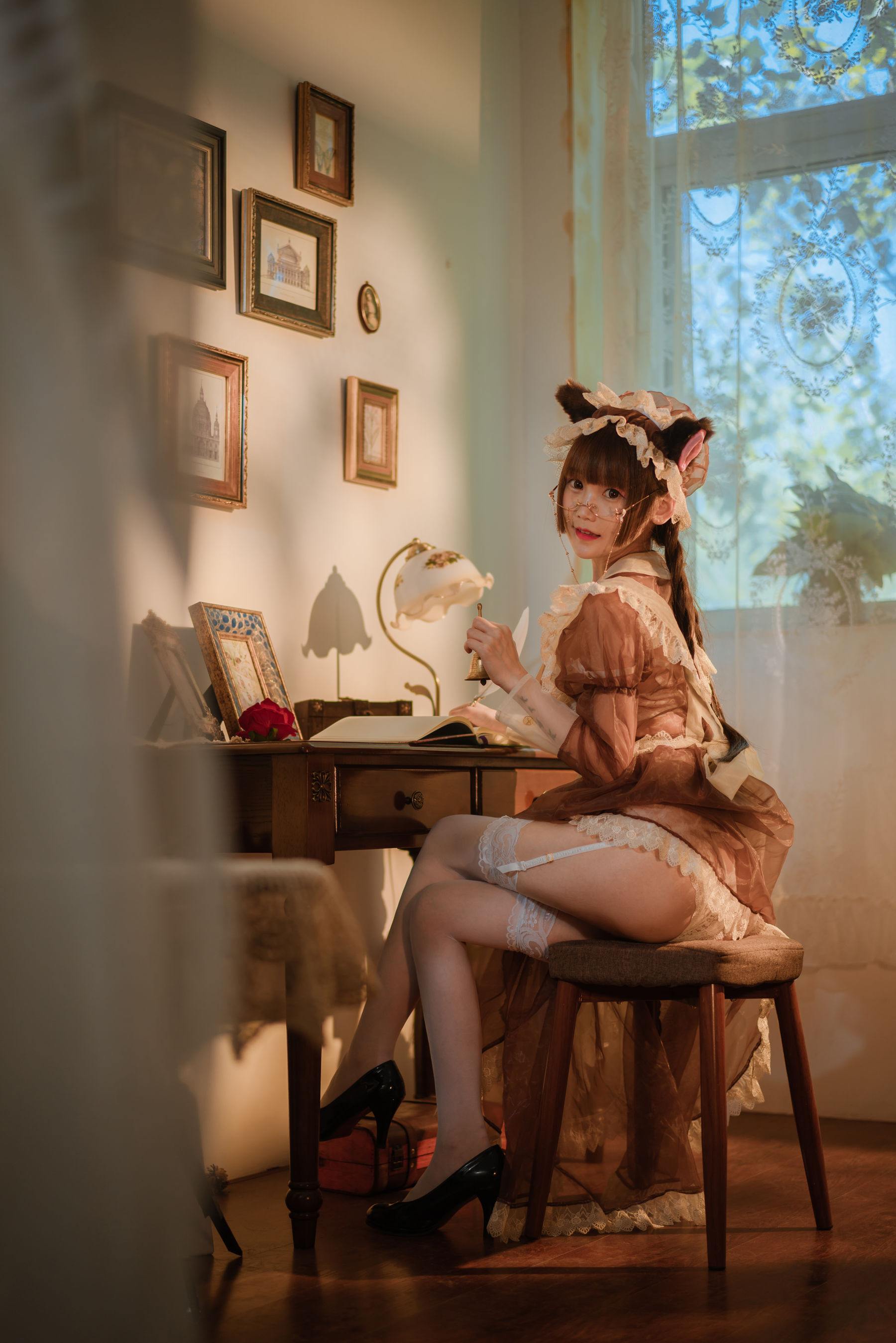 COS少女星野咪兔 透明女仆