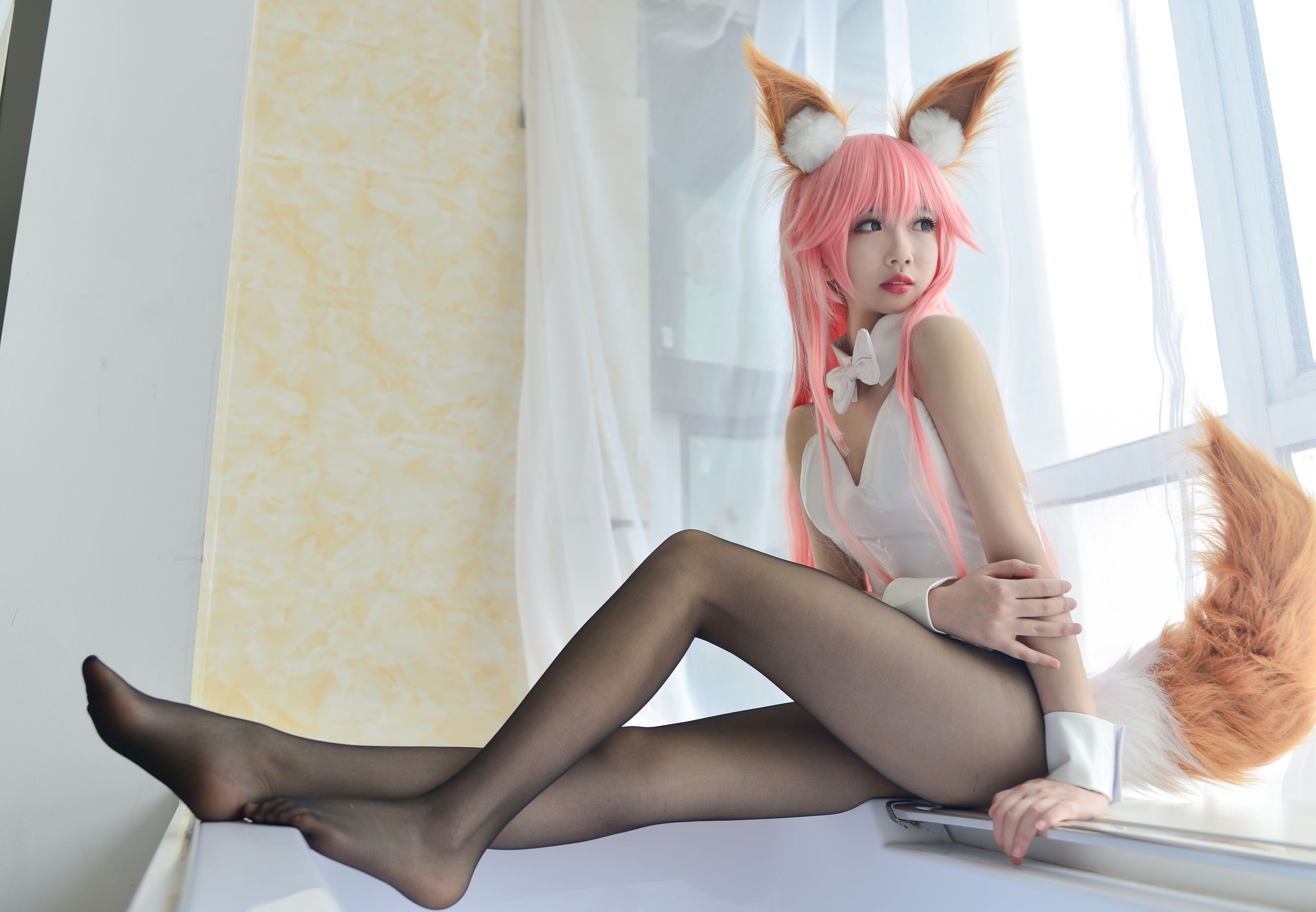 Cos小姐姐雪琪 玉藻前兔女郎