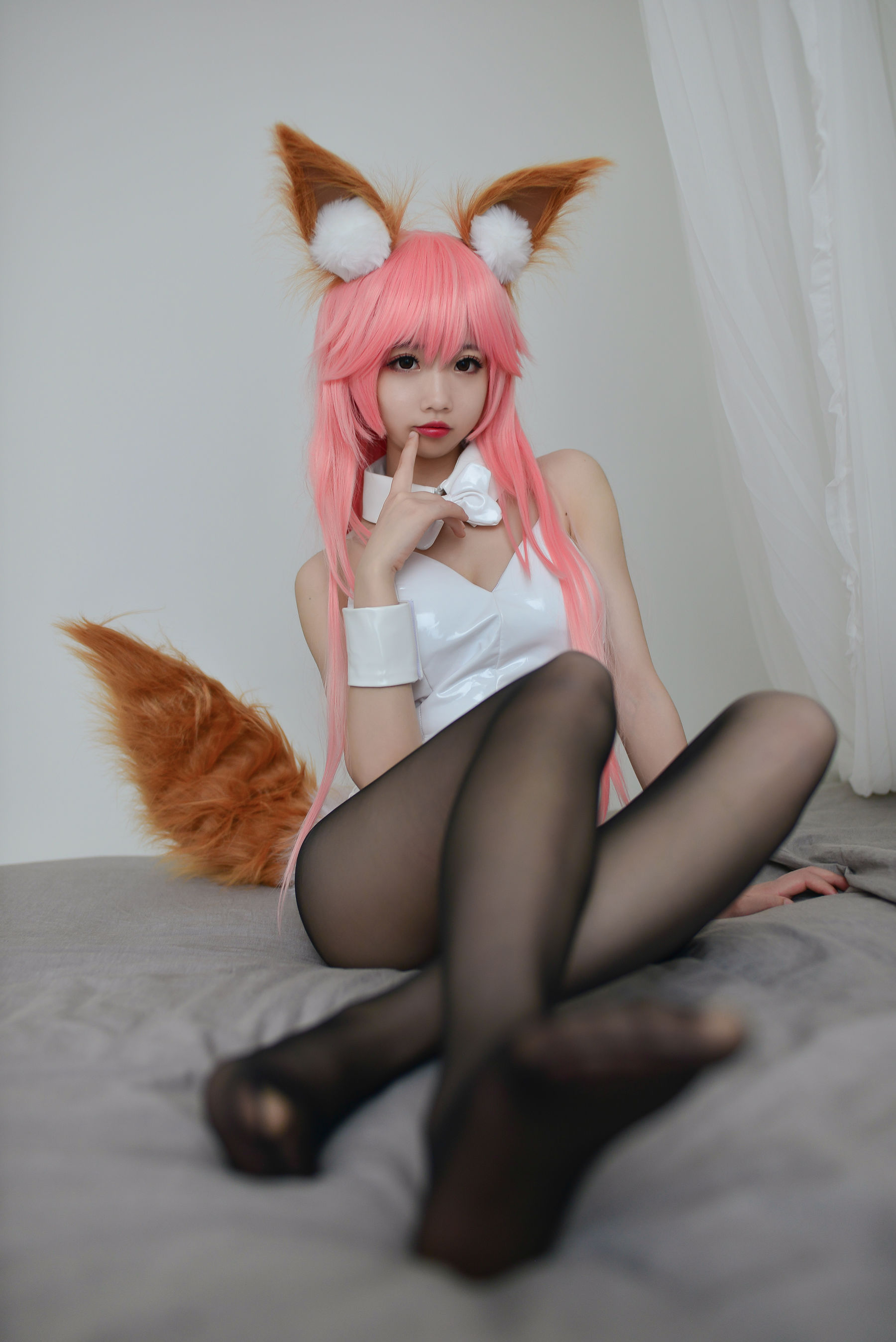 Cos小姐姐雪琪 玉藻前兔女郎