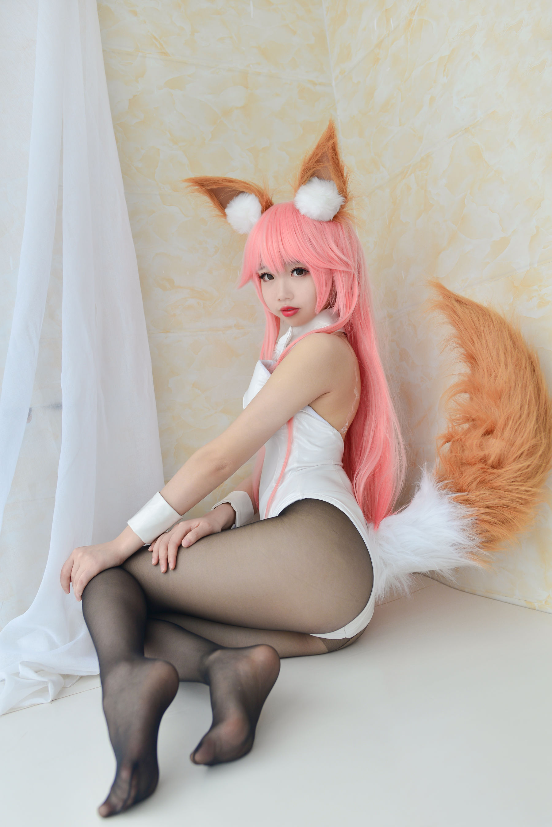 Cos小姐姐雪琪 玉藻前兔女郎
