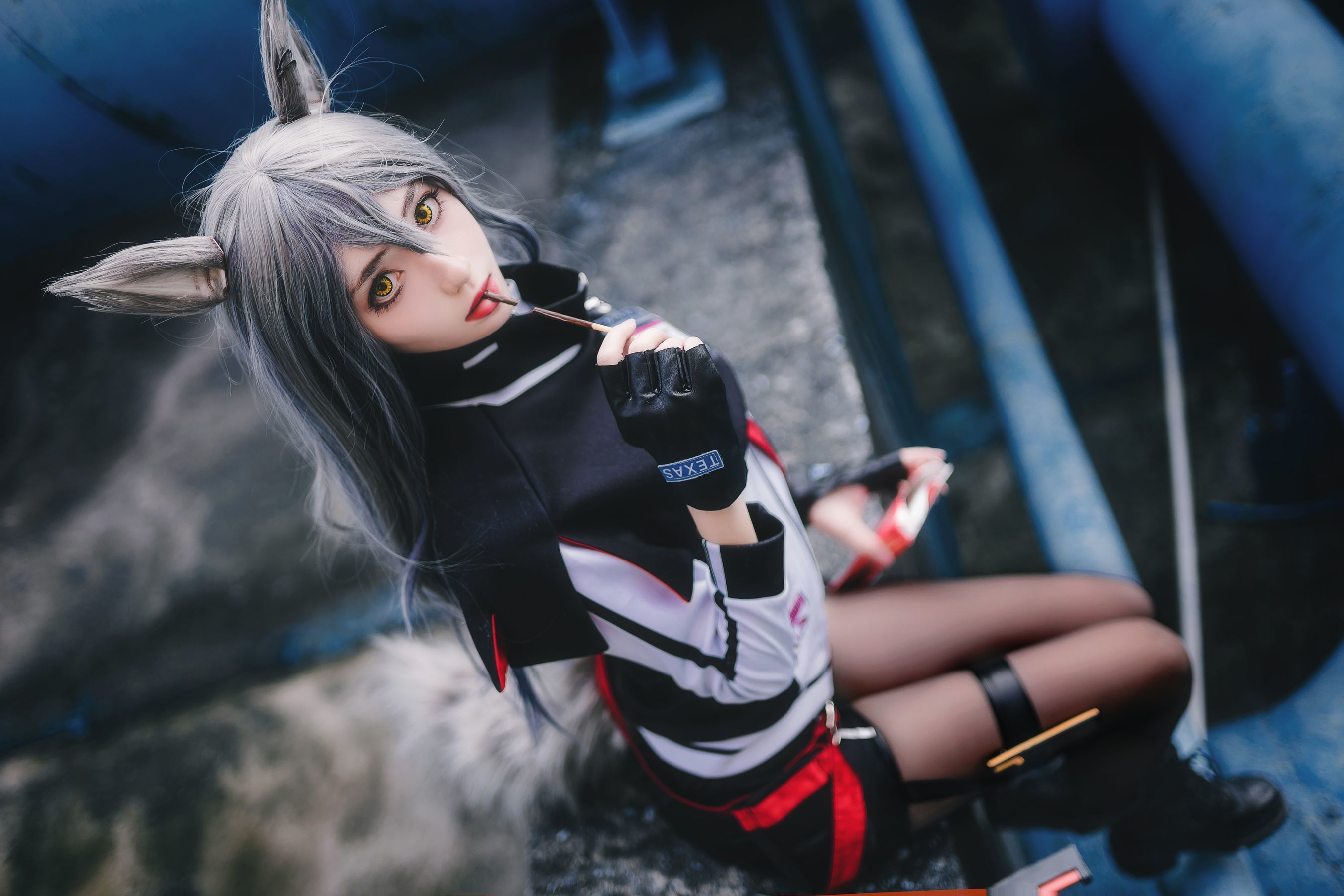 动漫博主南桃Momoko 得克萨斯常服