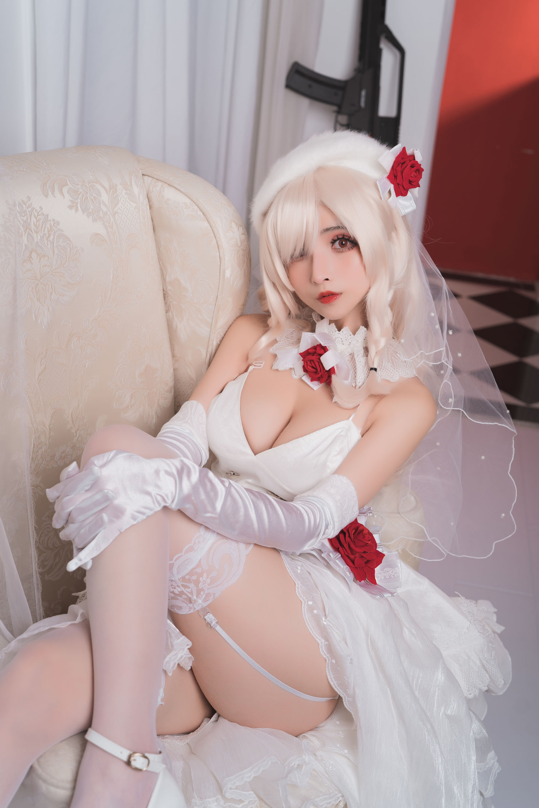 COS福利rioko凉凉子 G36C&花嫁